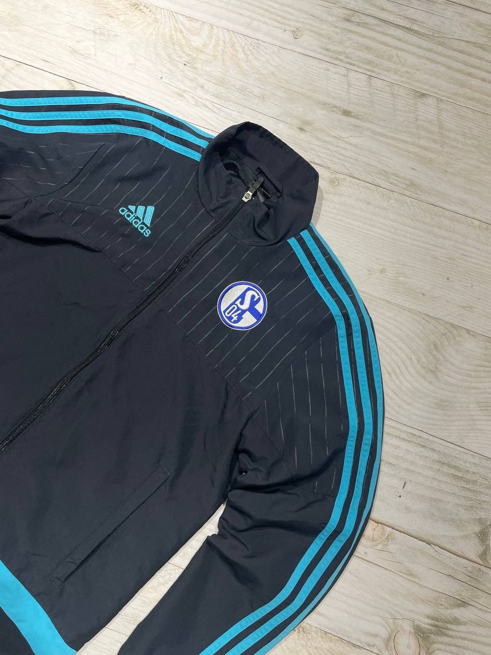 Adidas Adidas Schalke 04 2015 2016 Training Jacket Soccer Size US S / EU 44-46 / 1 - 2 Thumbnail