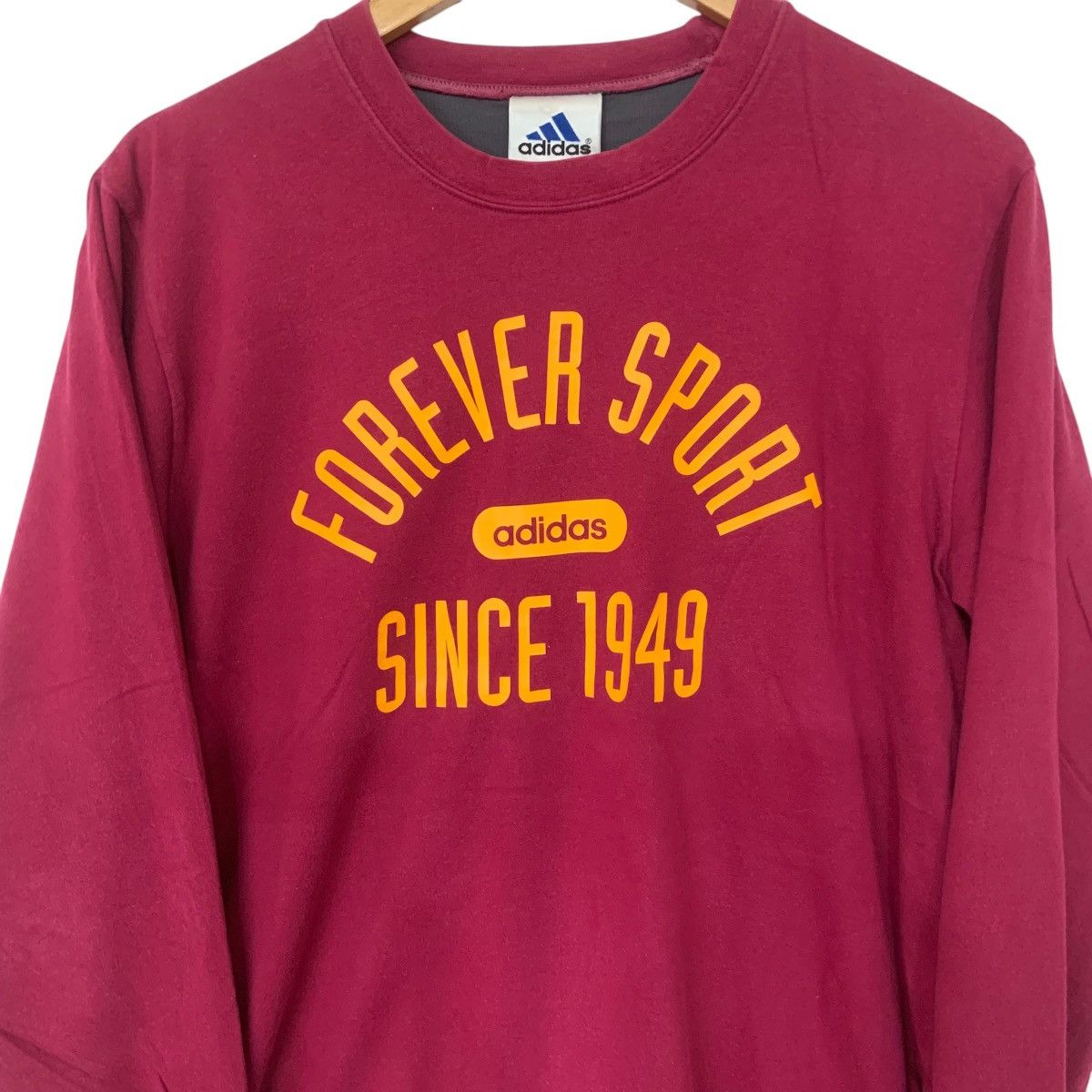 Adidas × Vintage Vintage Adidas Sweatshirt Forever sport Medium Size US M / EU 48-50 / 2 - 2 Thumbnail