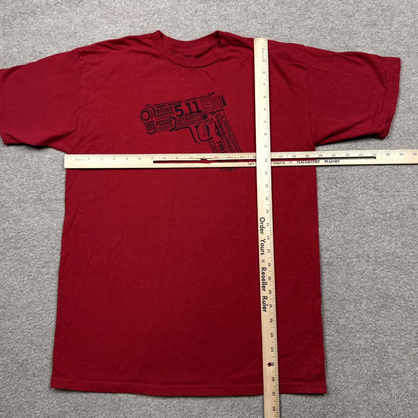 Vintage 5.11 Tactical Men's Shirt M Red Short Sleeve Graphic Tee Size US M / EU 48-50 / 2 - 4 Thumbnail