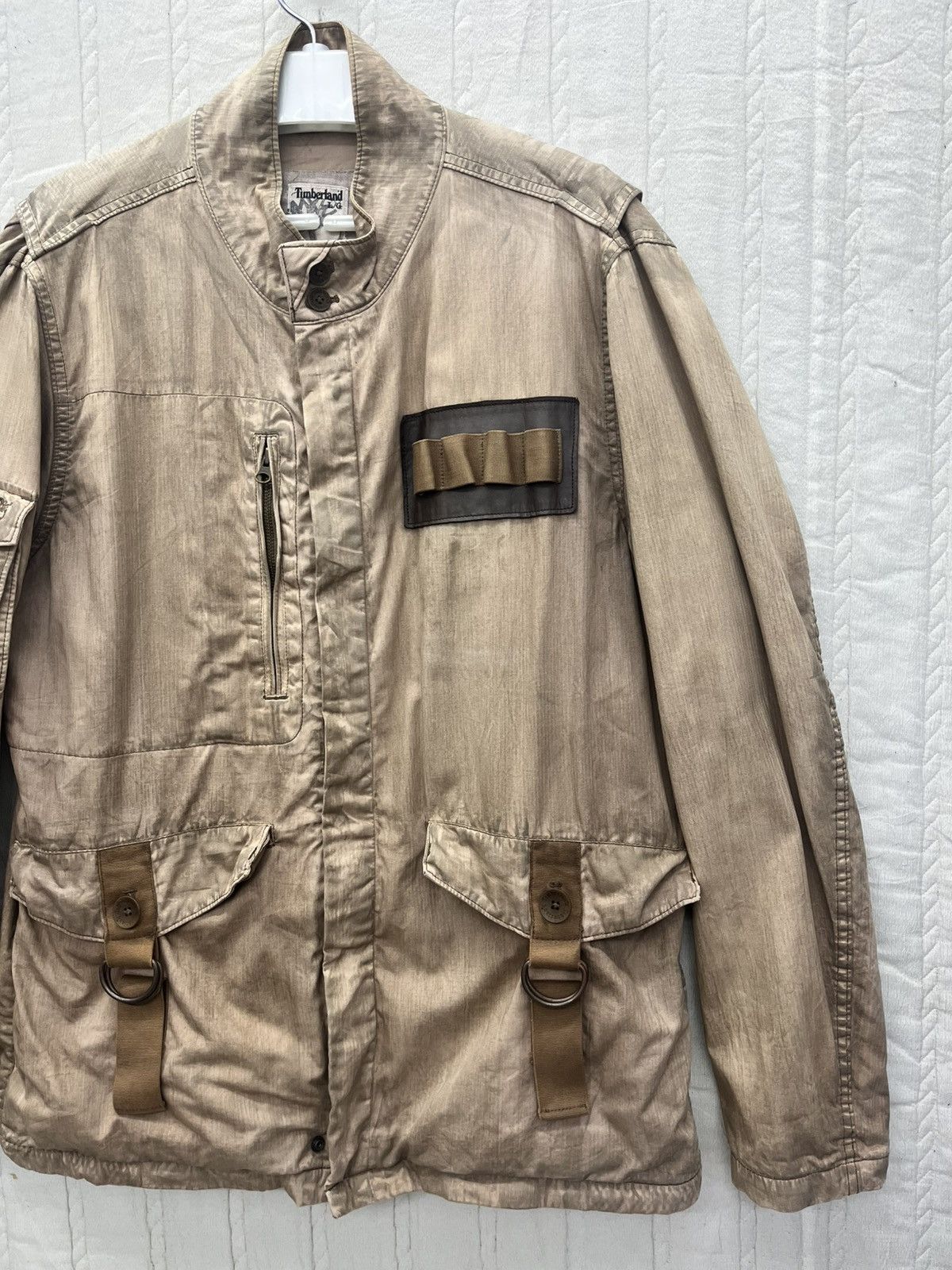 Timberland × Vintage TIMBERLAND SAFARI JACKET Size US L / EU 52-54 / 3 - 3 Thumbnail