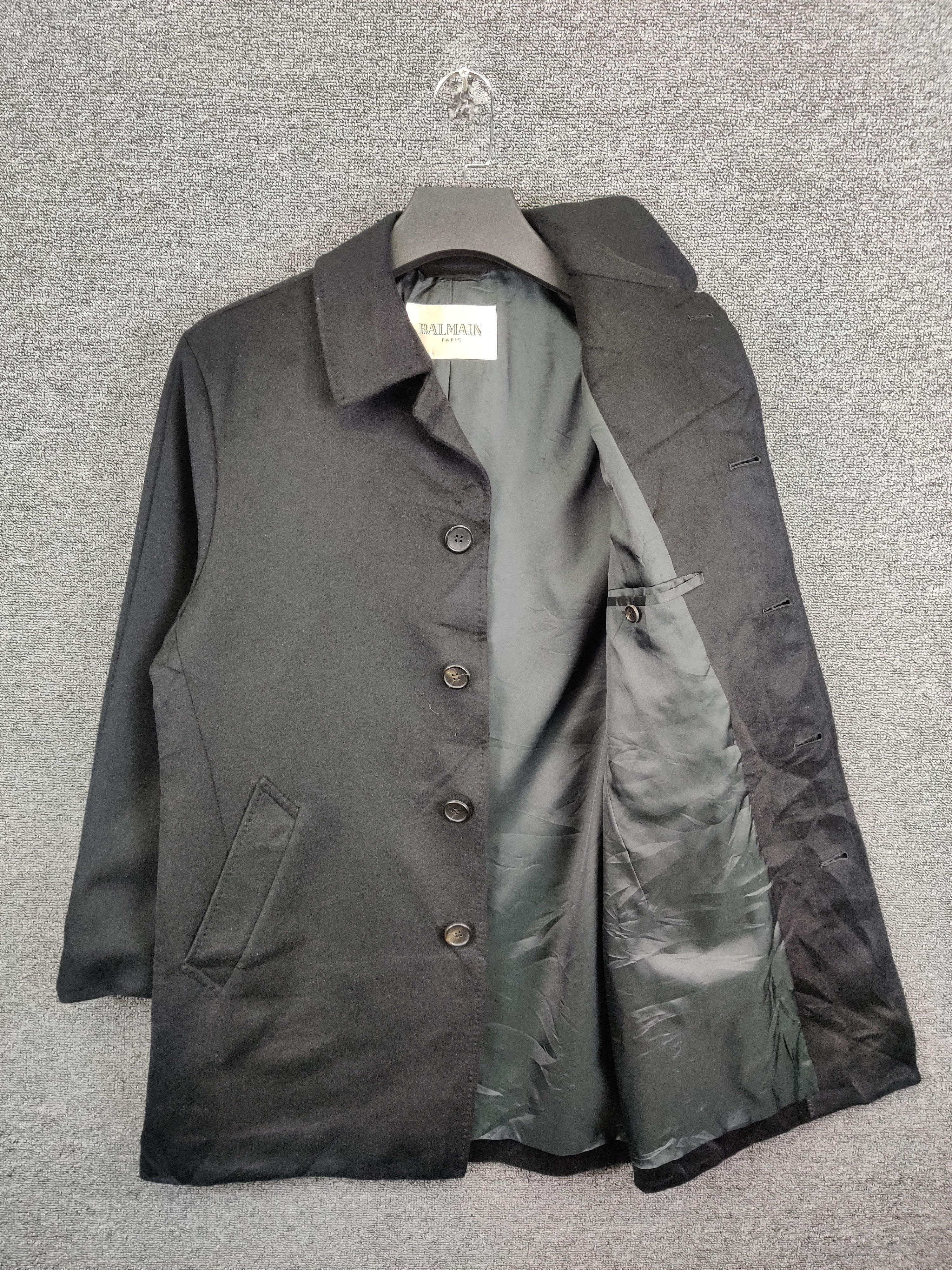 Balmain Balmain Paris Wool Single Breasted Button Coat Size US S / EU 44-46 / 1 - 6 Thumbnail