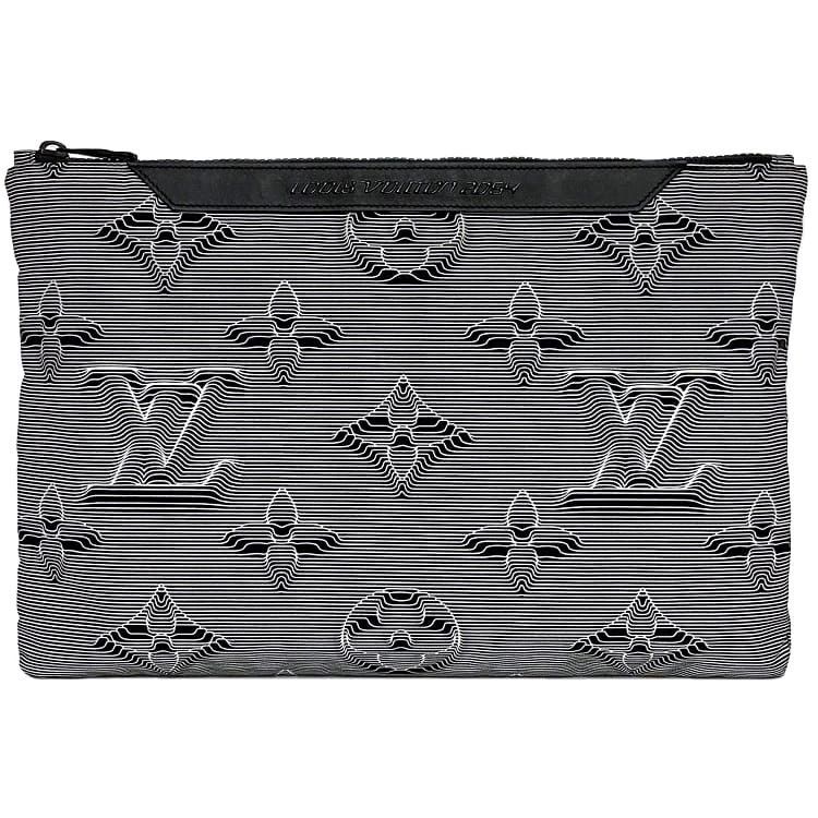 Louis Vuitton LOUIS VUITTON Clutch Bag Grey Synthetic Size ONE SIZE - 1 Thumbnail