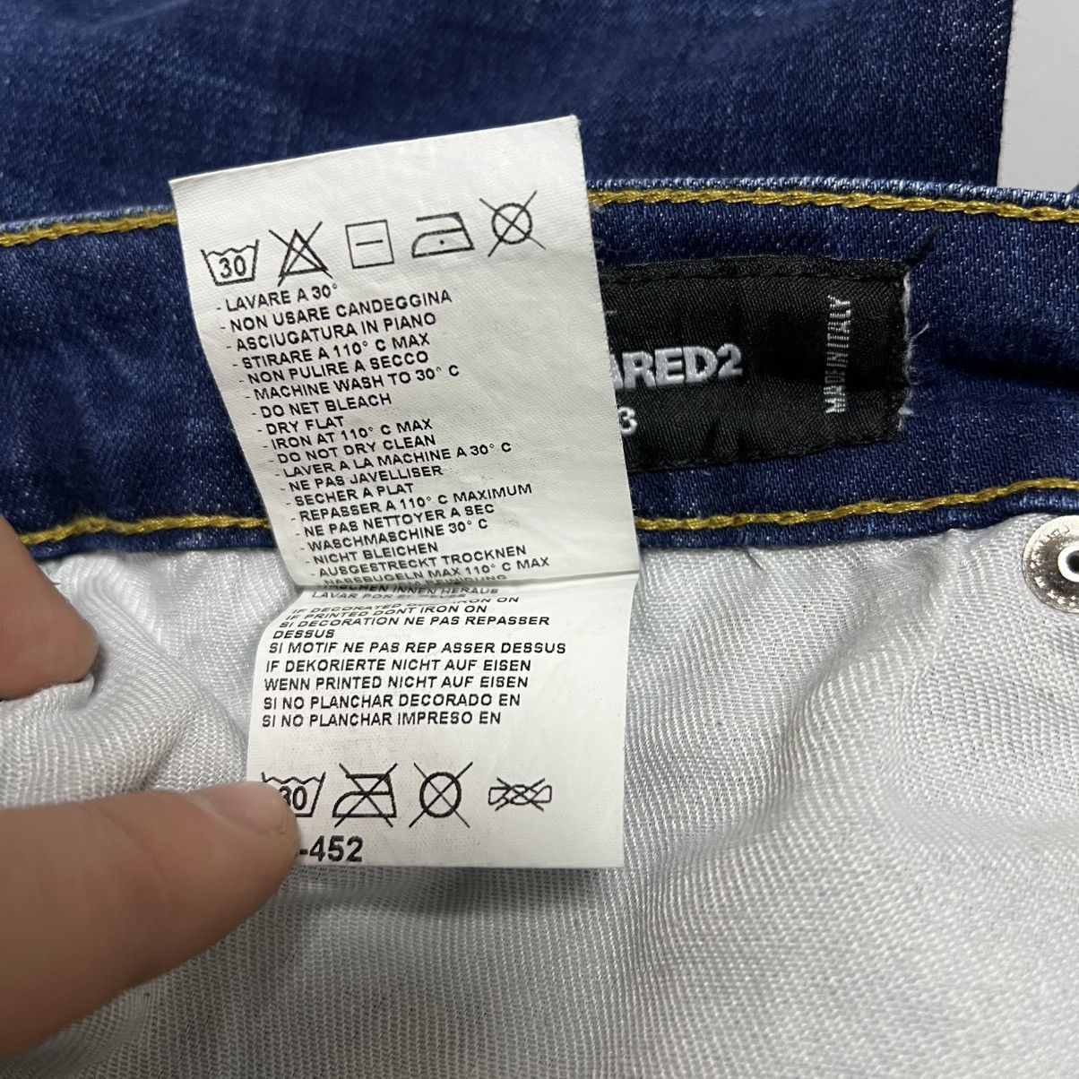 Dsquared2 × If Six Was Nine Dsquared2 Jeans distressed denim blue size 33 Size US 33 - 13 Thumbnail