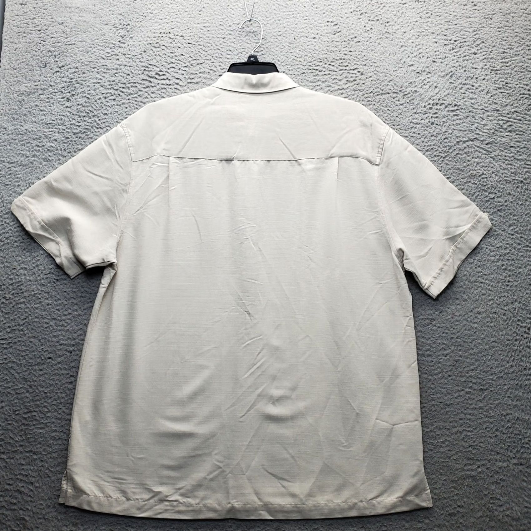 Cubavera Cubavera Shirt Mens XL Multi Rayon Embroidery Short Sleeve Collared Button-Up Size US XL / EU 56 / 4 - 2 Thumbnail