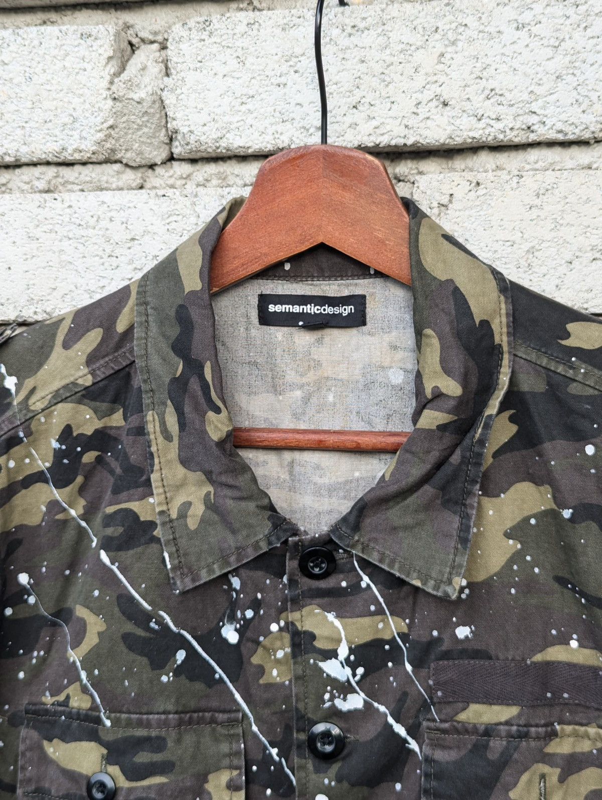 semanticdesign Semantic Design Long Sleeve Military Printed Shirt Size US L / EU 52-54 / 3 - 3 Thumbnail