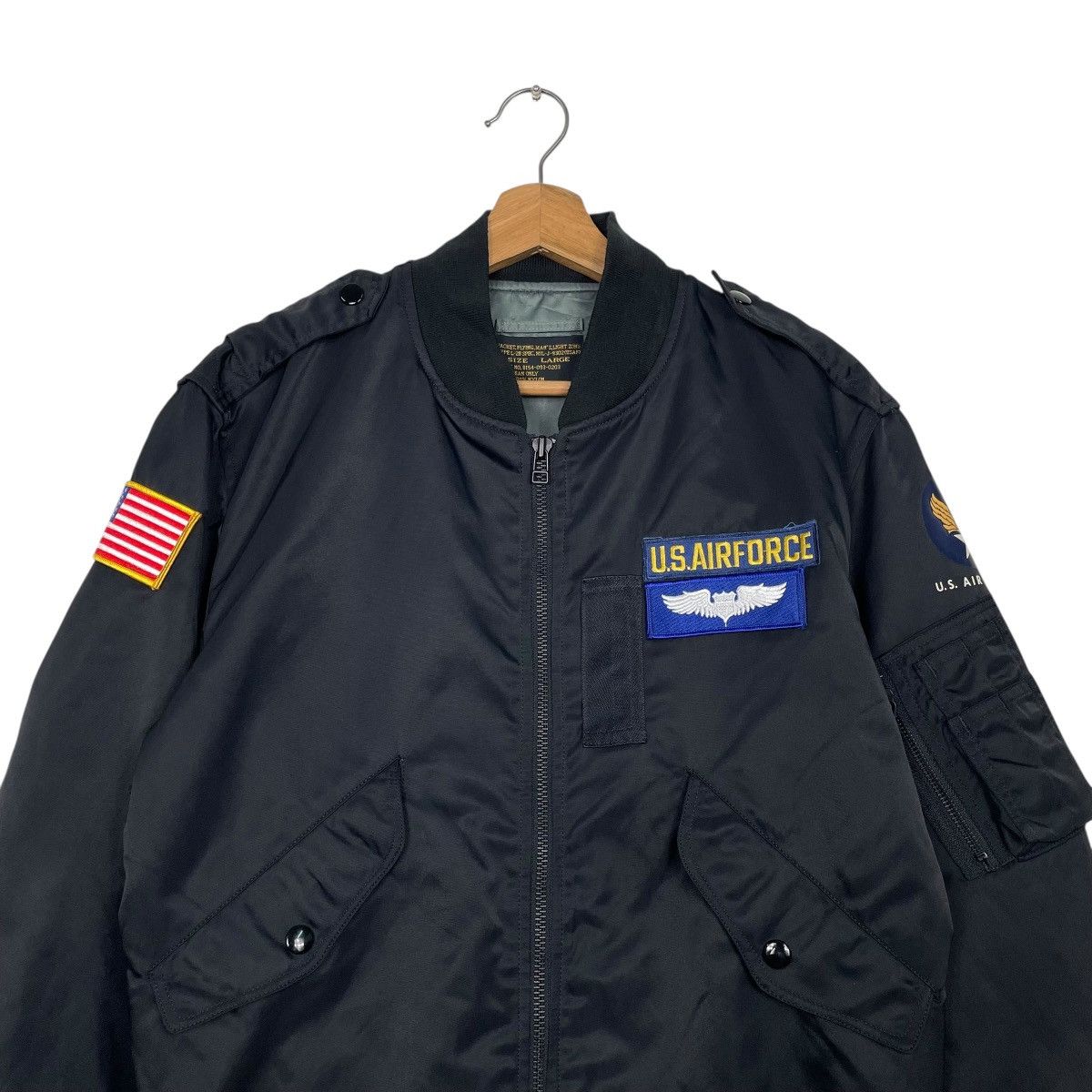 Japanese Brand US Air Force Military Type L-2B Bomber Jacket Size US M / EU 48-50 / 2 - 2 Thumbnail