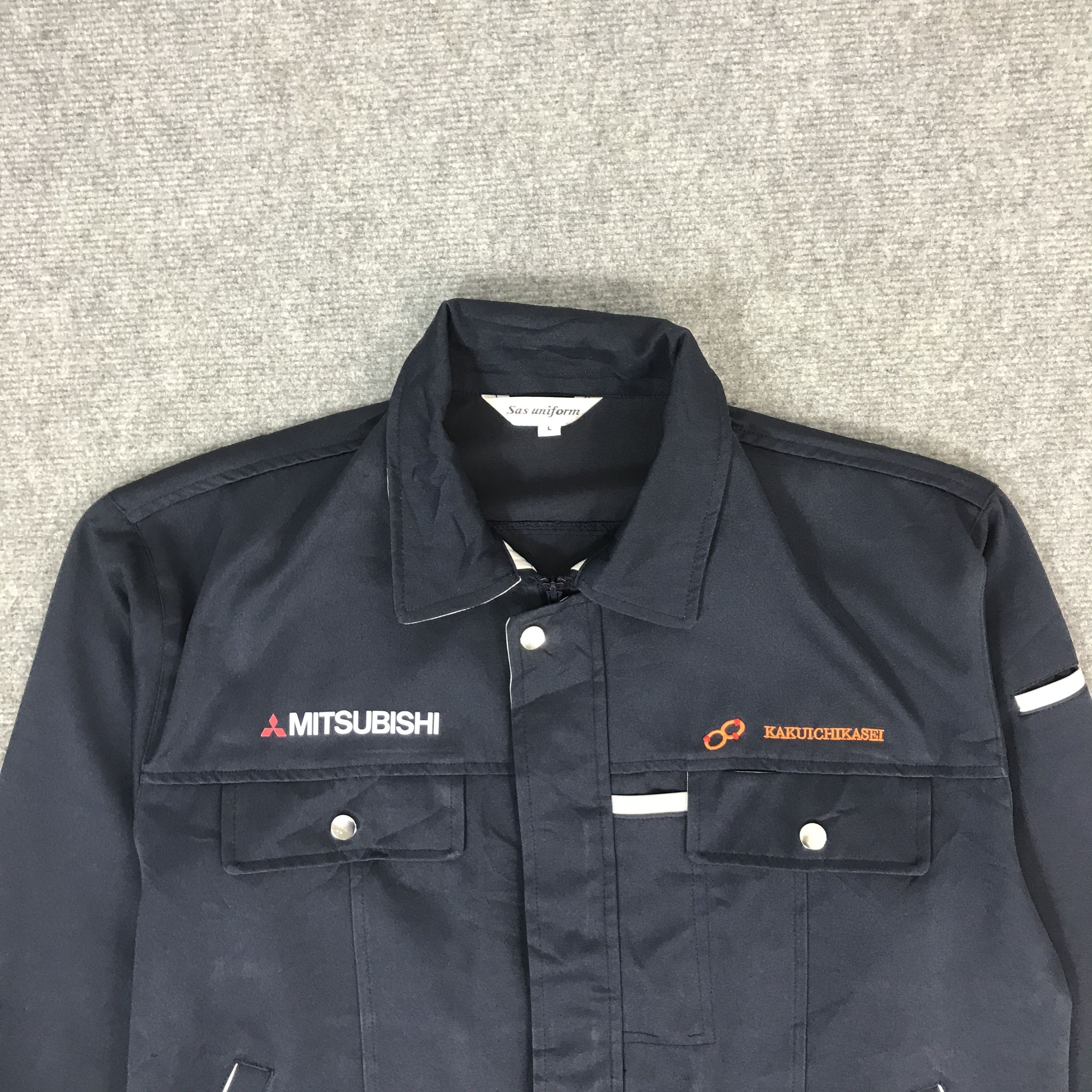 Japanese Brand VINTAGE MITSUBISHI RACING TEAM UNIFORM JACKET Size US L / EU 52-54 / 3 - 3 Thumbnail
