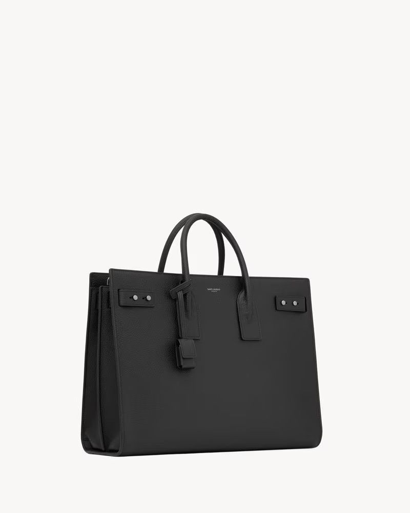 Saint Laurent Paris o1bcso1str1225 Size: OS/Sac De Jour 72H Duffle Bag in Black Size ONE SIZE - 4 Thumbnail