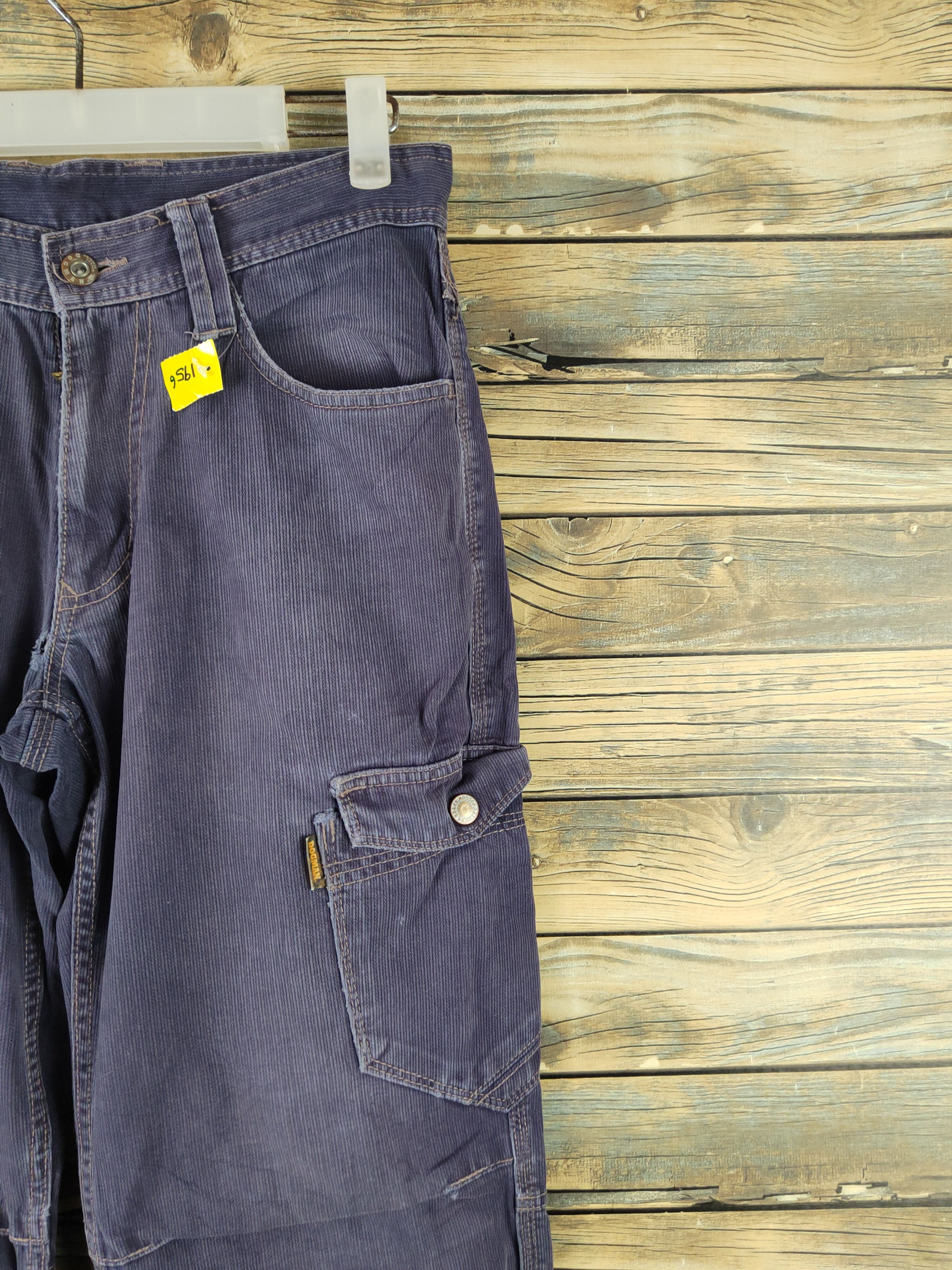 Japanese Brand DL Dogman Purple Faded Multipocket Cargo Pants #1956 Size US 29 - 8 Thumbnail