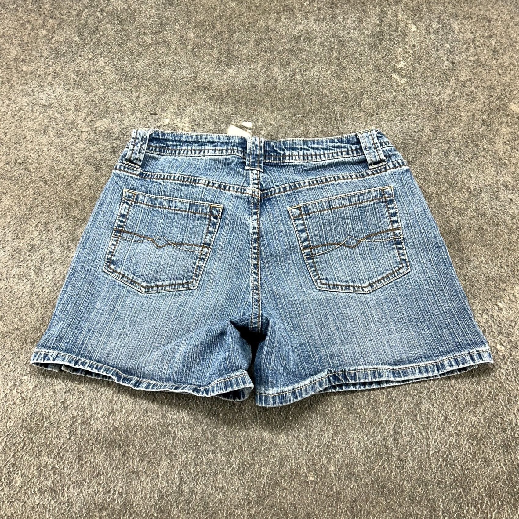 Faded Glory VINTAGE Faded Glory Shorts Women 2 Denim Blue 90s 2 Cotton Denim 5-Pocket Chino Low Rise Casual Womens Size 26" / US 2 / IT 38 - 3 Thumbnail