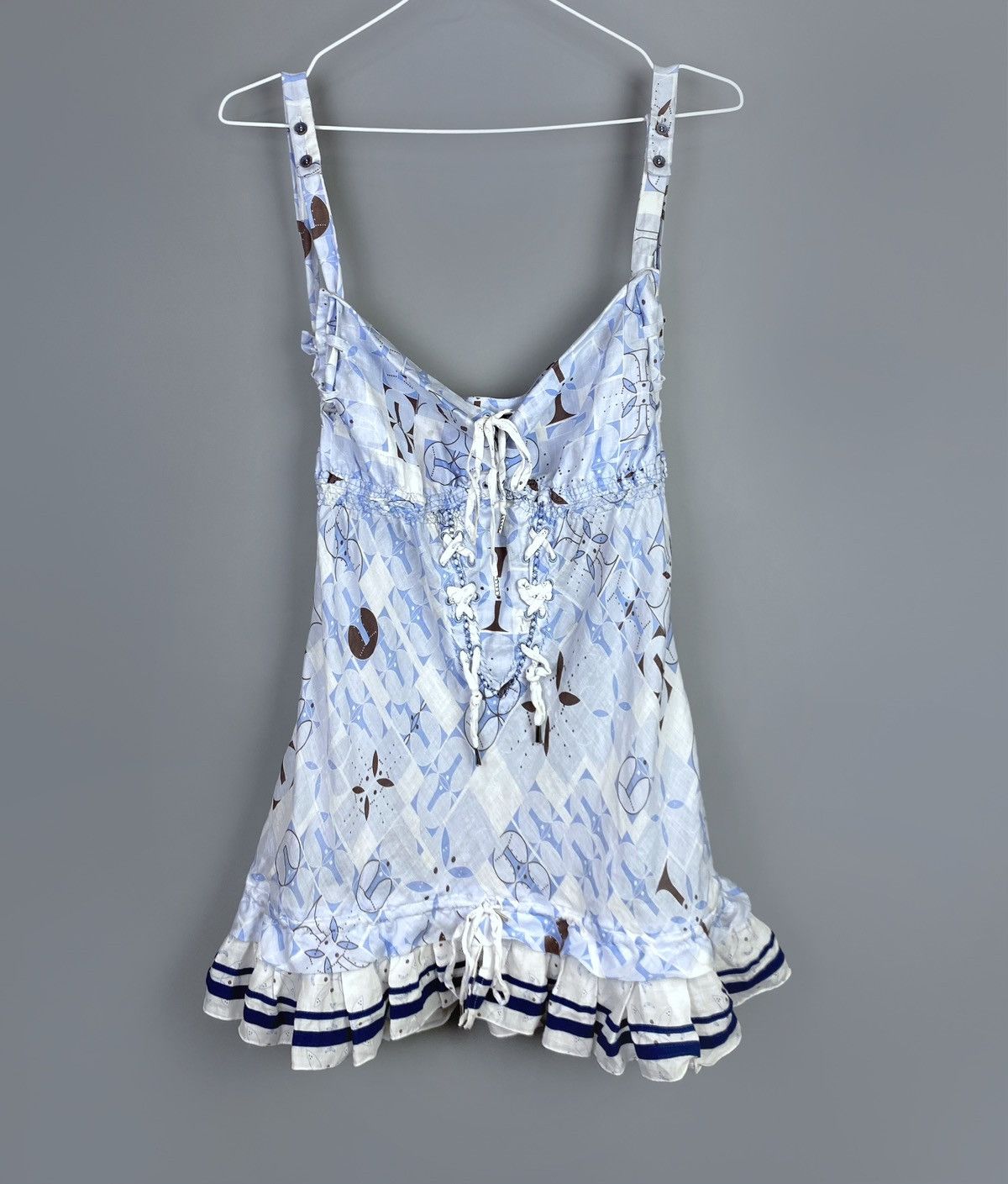 Marithe + Francois Girbaud Le Jean De Marithé + François Girbaud Geometric Mini Dress M Size M / US 6-8 / IT 42-44 - 2 Thumbnail