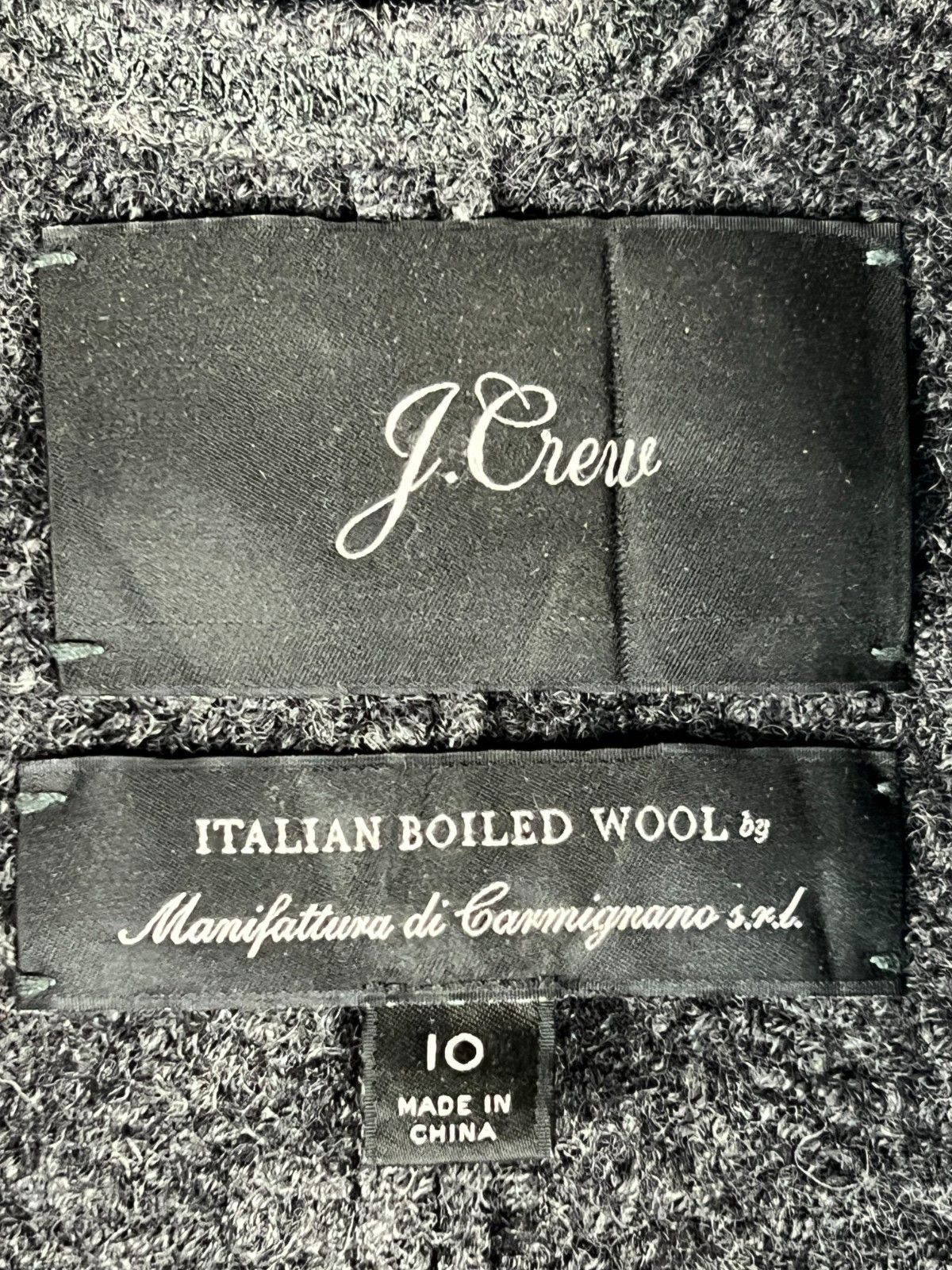 J.Crew Tall J. Crew Daphne Italian Boiled Wool Topcoat lady Size L / US 10 / IT 46 - 6 Thumbnail