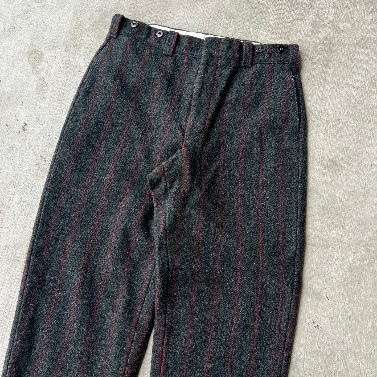L.L. Bean Vintage LL Bean wool trouser striped pants Size US 35 - 2 Thumbnail
