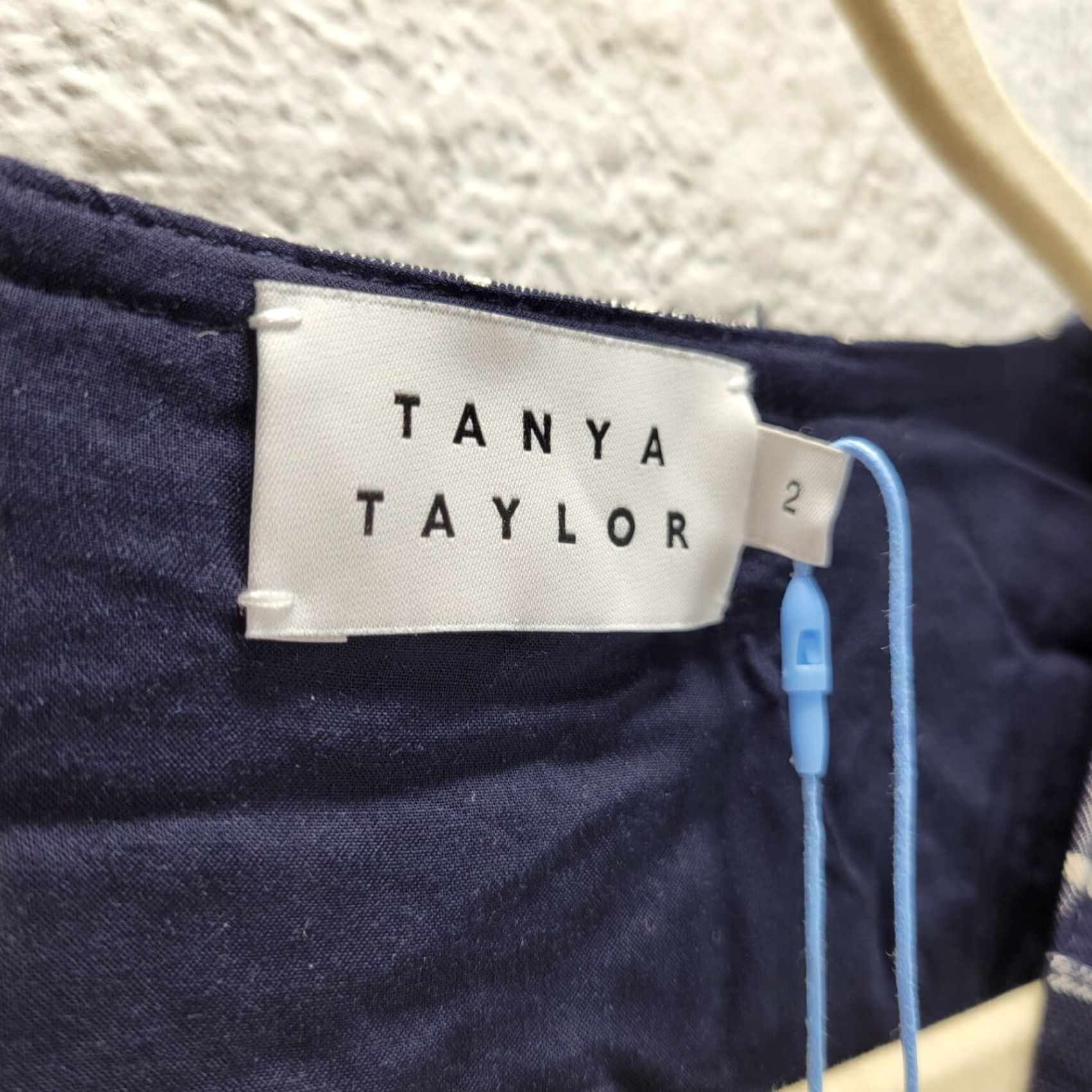 Tanya Taylor Tanya Taylor Dress Womens Nicola Mini Dress Sz 2 Blue Plaid Belted V-Neck Lined New Size XS / US 0-2 / IT 36-38 - 7 Thumbnail