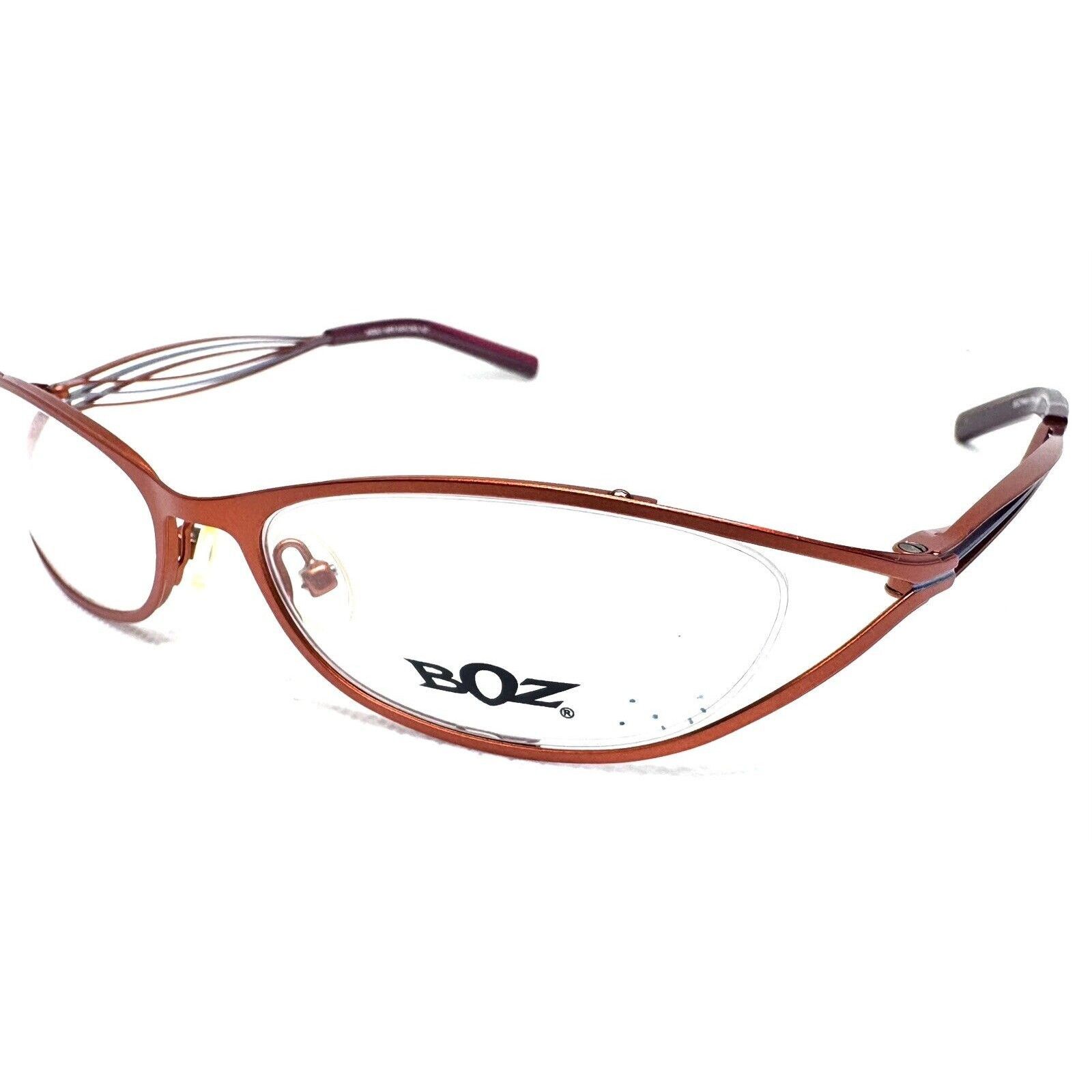 J.F. REY BOZ NICELY 6070 ORANGE BROWN EYEGLASSES FRAMES 52.5 16.5 Size ONE SIZE - 3 Thumbnail