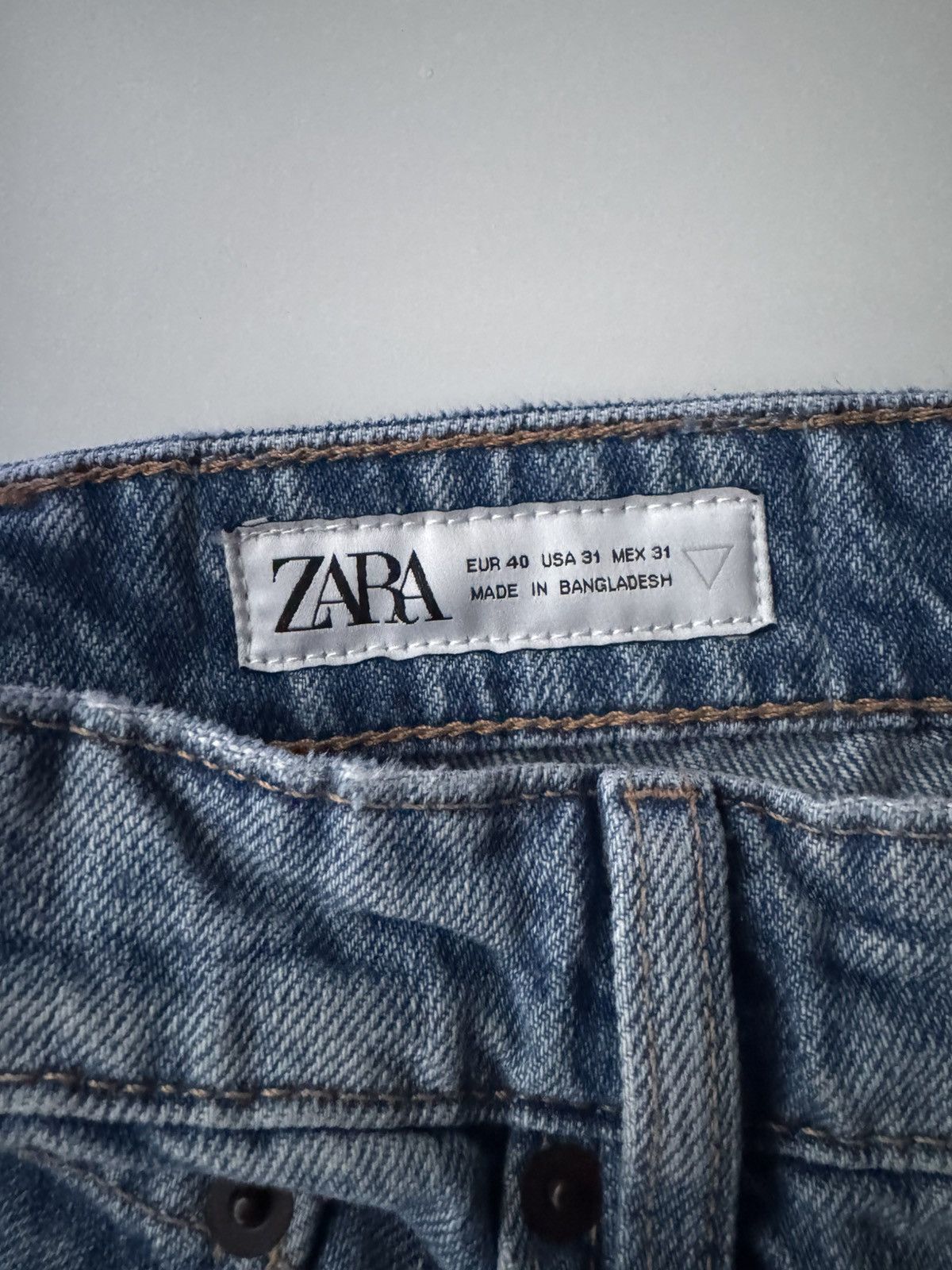 Zara Zara Straight Jeans Size US 32 / EU 48 - 3 Thumbnail