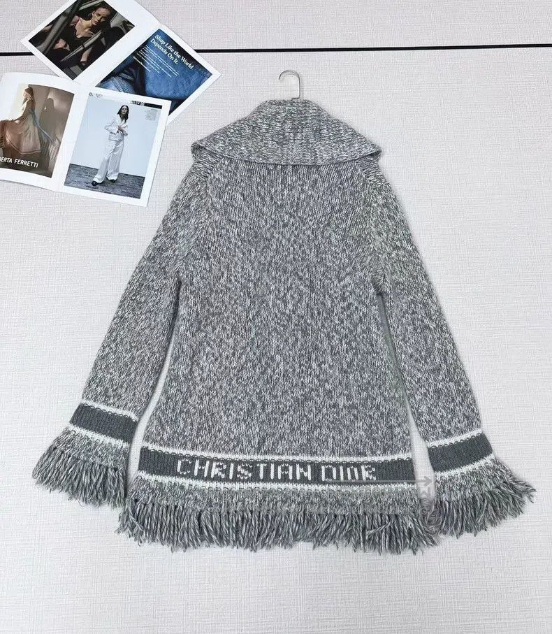 Dior Dior Logo knitted sweater coat Size XS / US 0-2 / IT 36-38 - 2 Thumbnail