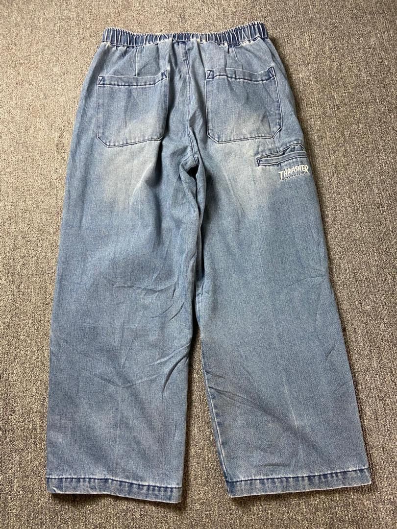 Thrasher Thrasher Double Knee Baggy Jeans (197) Size US 32 / EU 48 - 8 Thumbnail