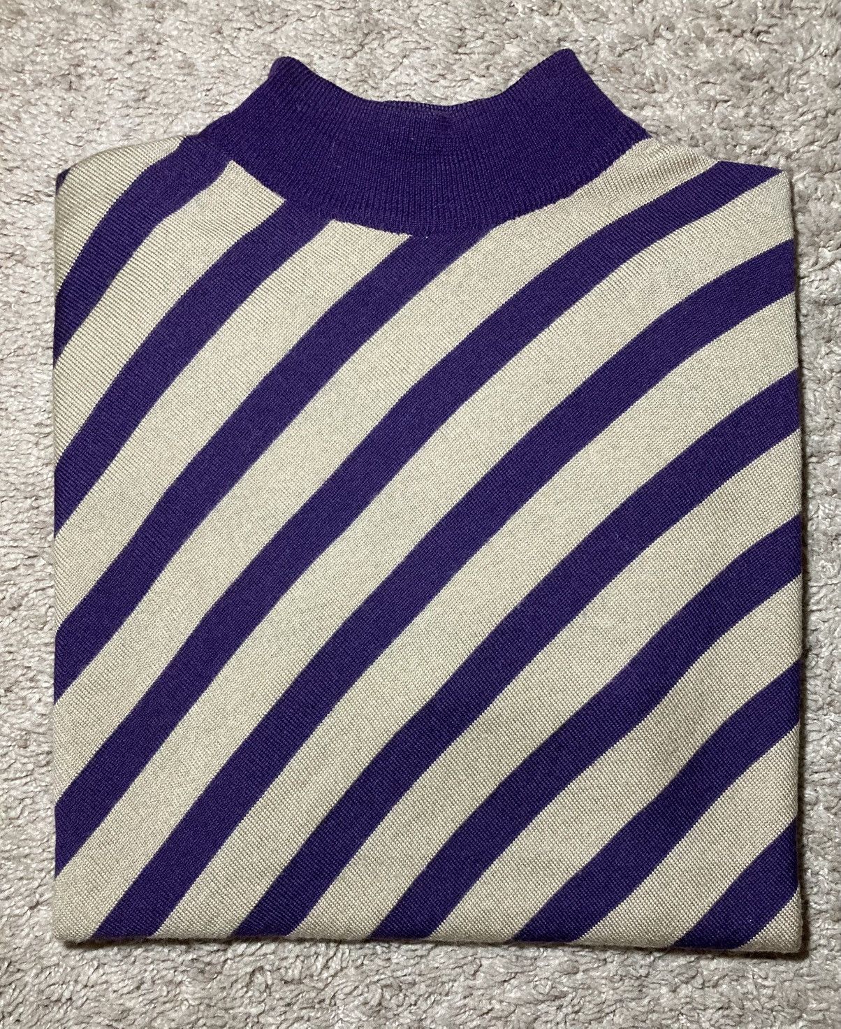 Other 90s Martin Van Massenhove Belgian Designer Striped Knit 1999 Size US XL / EU 56 / 4 - 1 Thumbnail