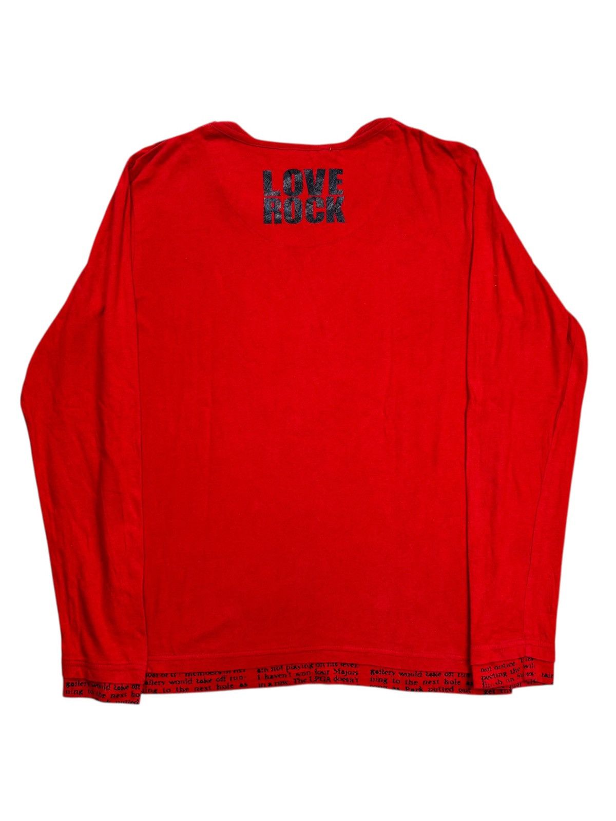 Hysteric Glamour 2000s Semantic Design - Printed Face Erotic Girl LS Size US M / EU 48-50 / 2 - 2 Thumbnail