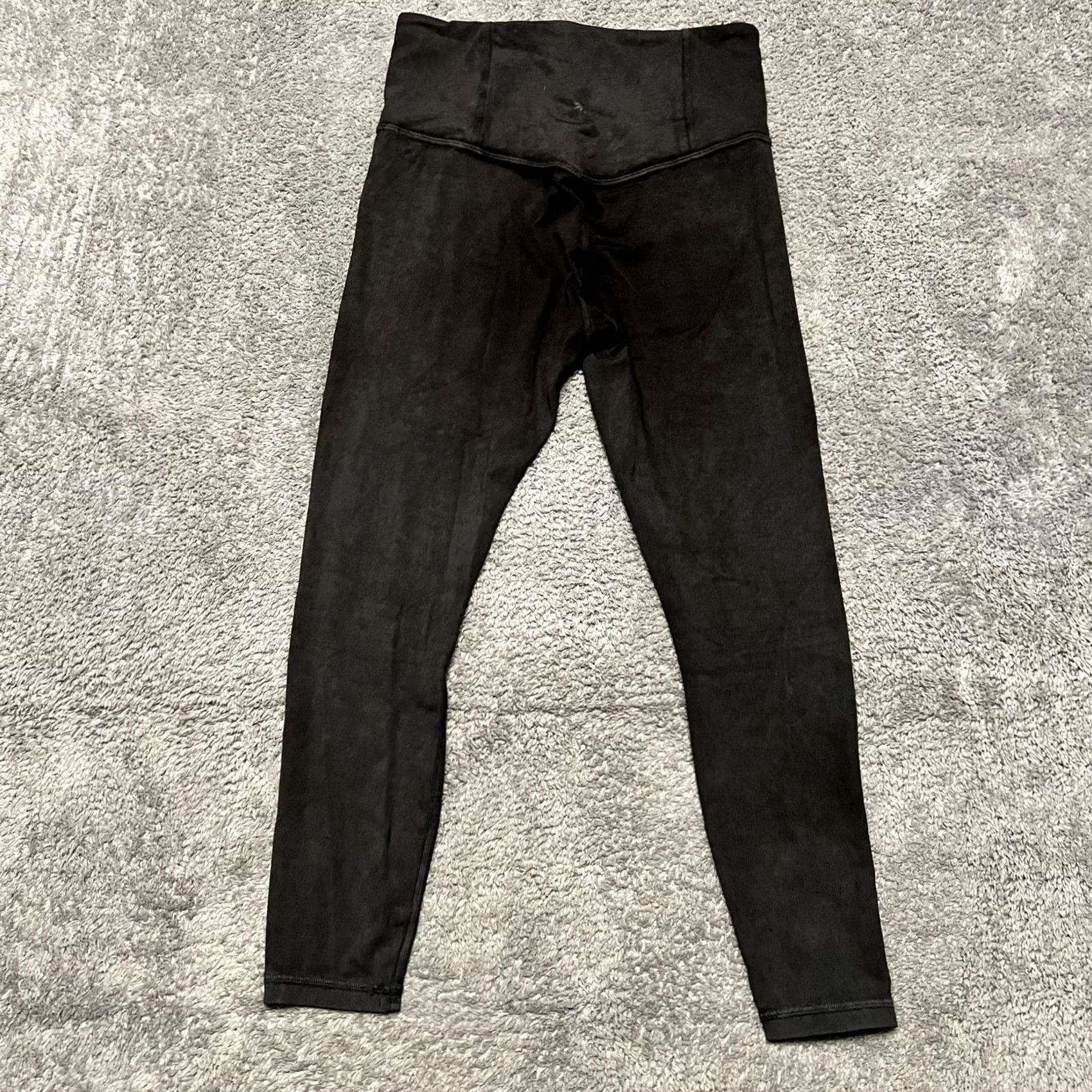 Athleta Athleta Legging Womens Small Elation Garment Dye 7/8 Tight Charcoal Gray Black Size 28" / US 6 / IT 42 - 3 Thumbnail