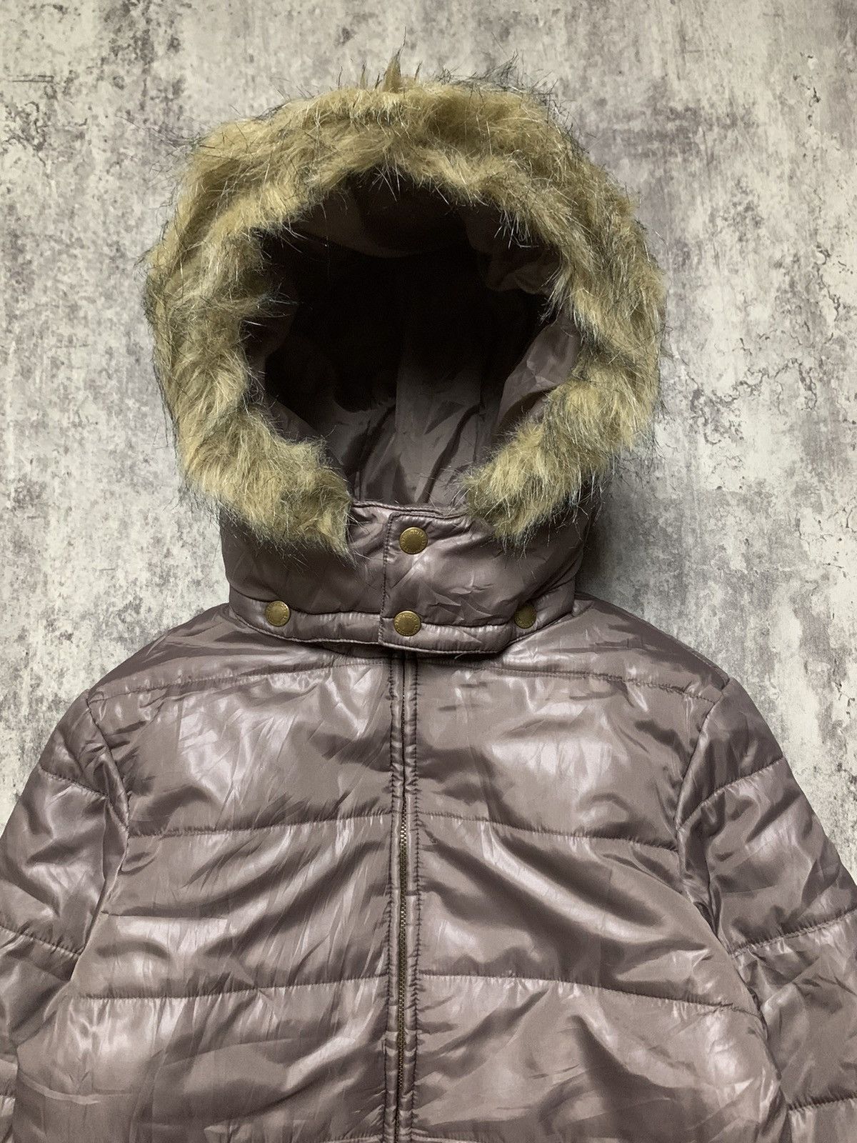 If Six Was Nine × Japanese Brand × Le Grande Bleu (L.G.B.) Japanese Cecil McBee Puffer Fur Jacket ifsix lgb style Size US S / EU 44-46 / 1 - 3 Thumbnail