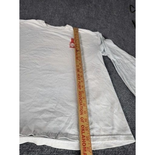Gildan Phi Mu Sorority Long Sleeve Tshirt Women Sz L Gildan White S Size L / US 10 / IT 46 - 3 Thumbnail