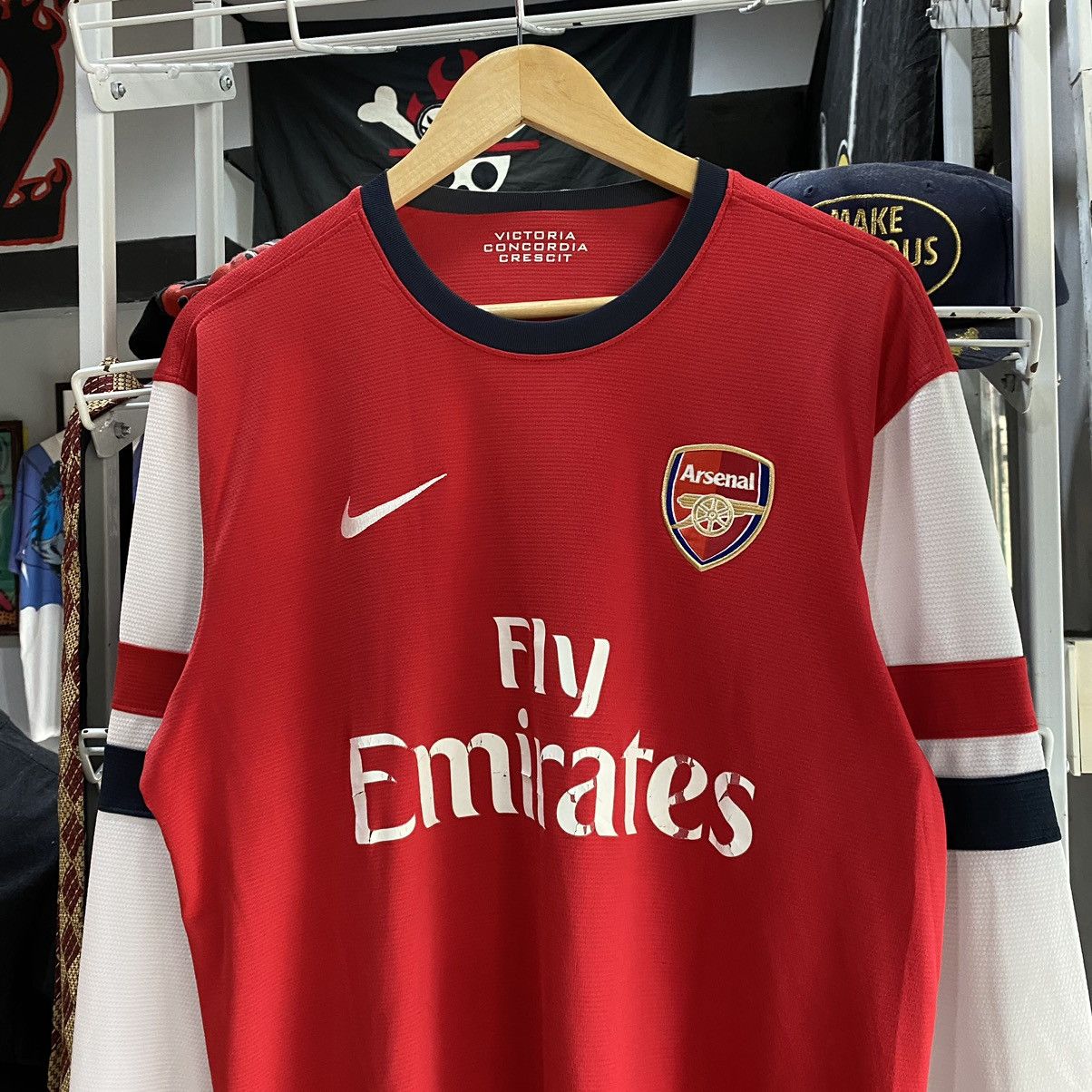 Nike × Vintage Nike FC Arsenal 2012/2013 Home Football Jersey Size US L / EU 52-54 / 3 - 3 Thumbnail