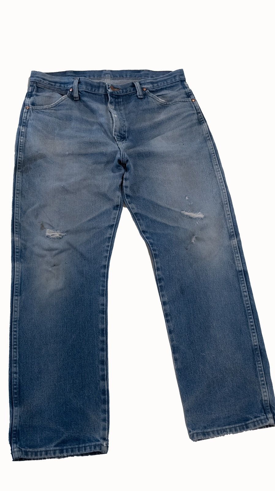 Wrangler Distressed Wrangler Jeans Size US 36 / EU 52 - 3 Thumbnail