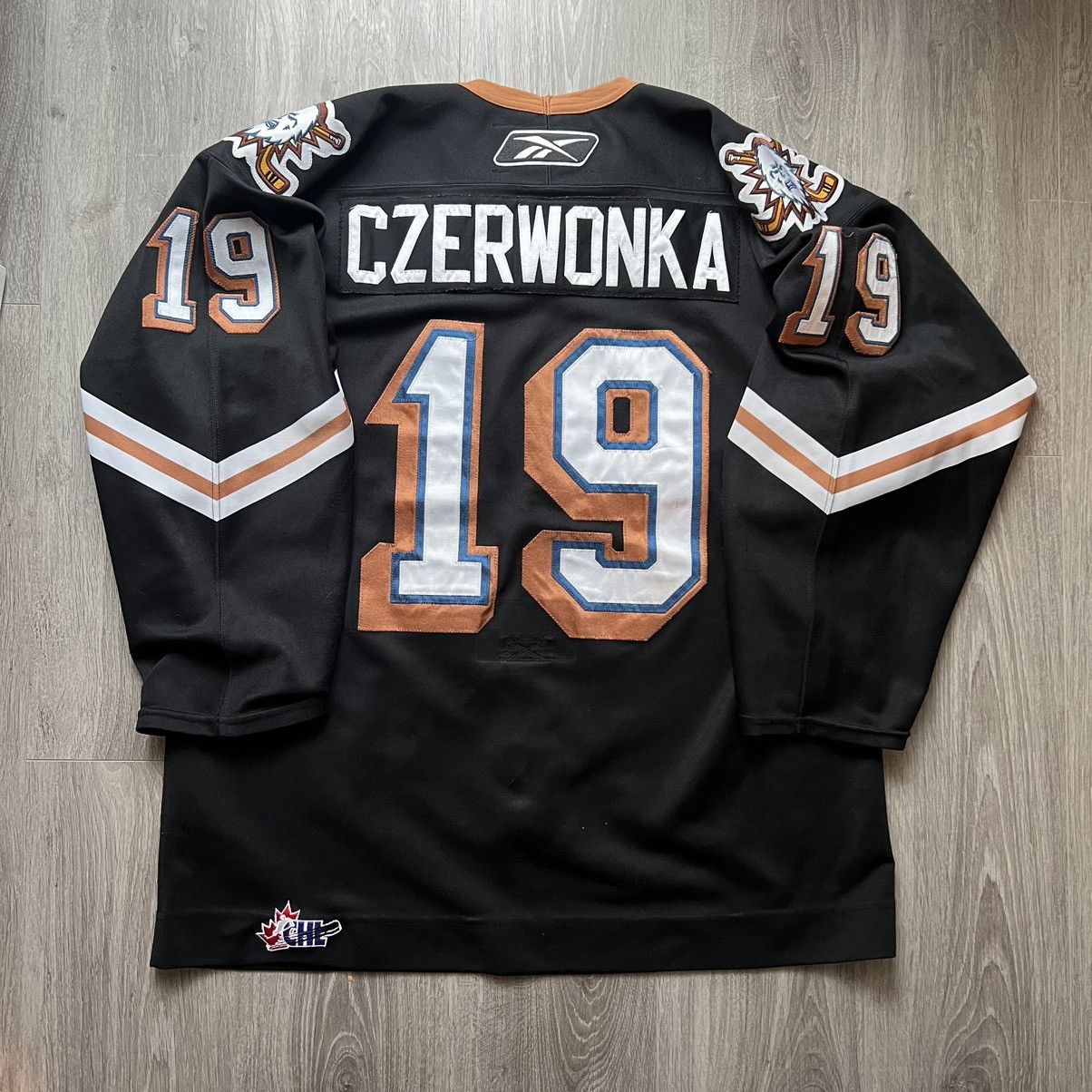 Vintage Reebok Kootenay Ice Hockey Jersey GAME WORN Size US XL / EU 56 / 4 - 4 Thumbnail