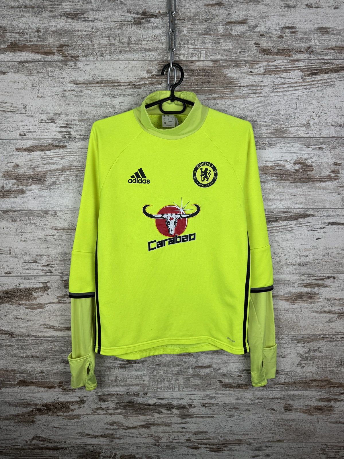 Adidas Mens Vintage Adidas Chelsea FC sweatshirt soccer jersey tee Size US S / EU 44-46 / 1 - 2 Thumbnail