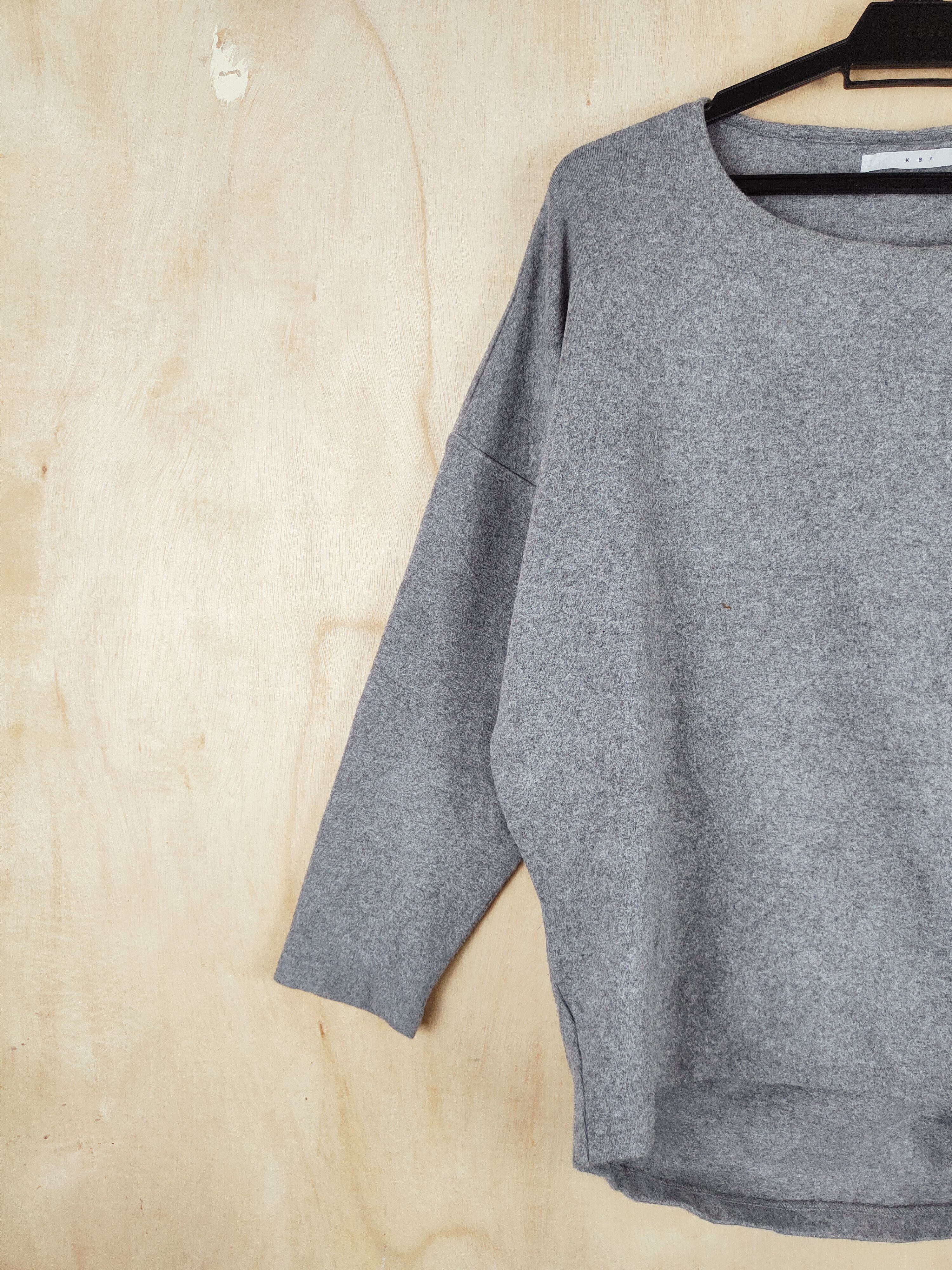 Japanese Brand × Vintage KBF Gray Sweatshirts #S2599 Size L / US 10 / IT 46 - 3 Thumbnail