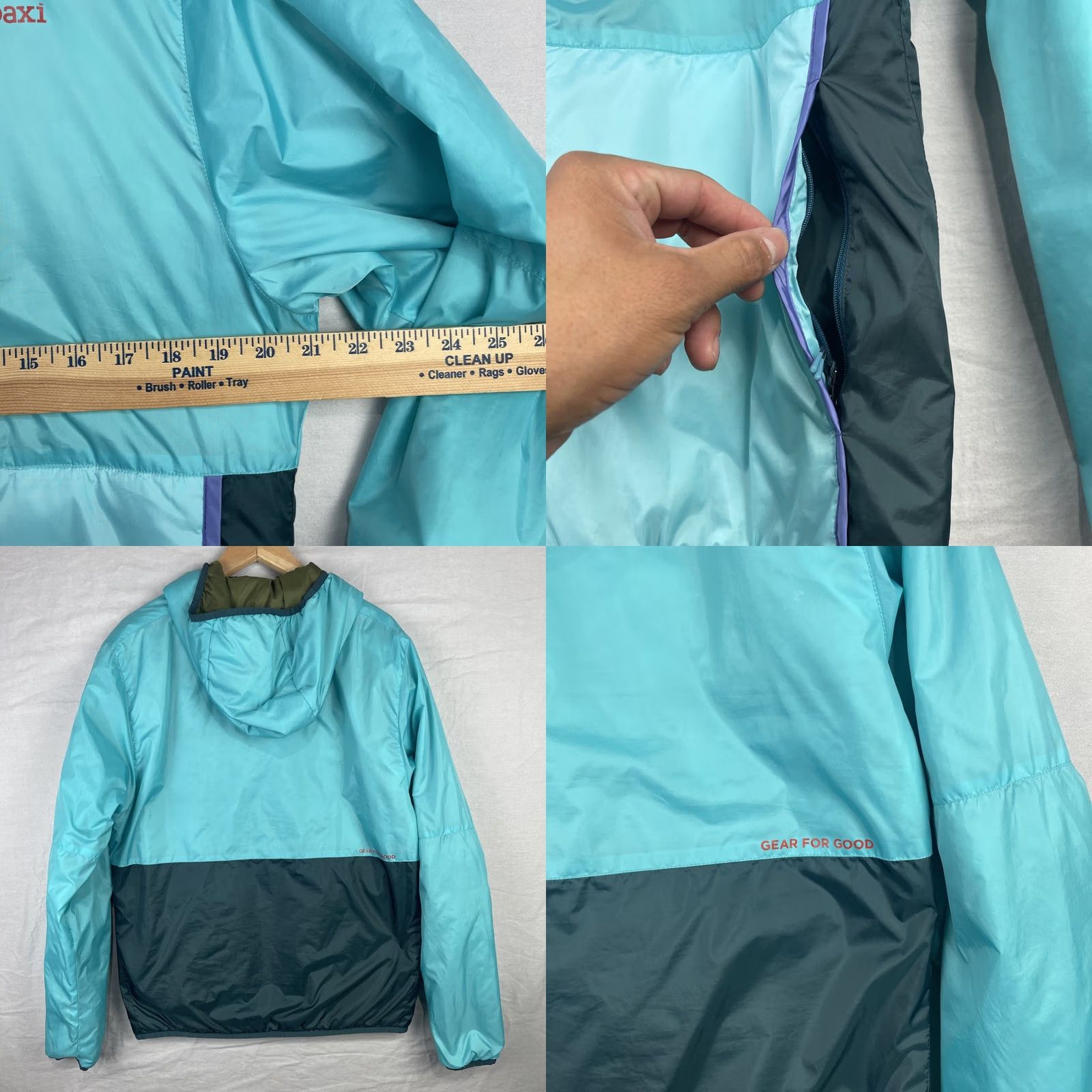 Cotopaxi Cotopaxi Jacket Mens Medium Blue Green Teca Calido Reversible Hooded Insulated Size US M / EU 48-50 / 2 - 8 Thumbnail