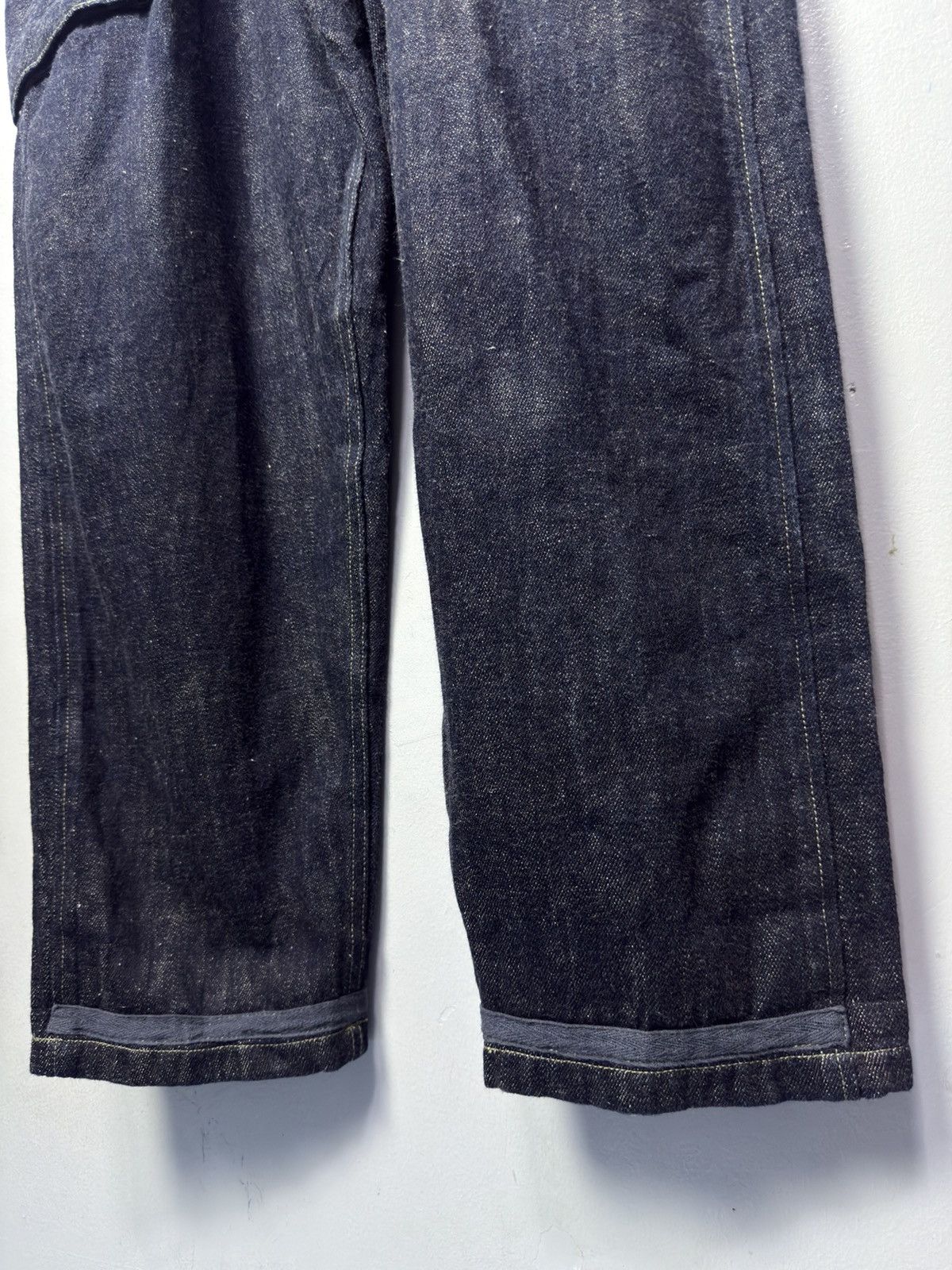 Nigel Cabourn Nigel Cabourn Lybro Naval Dungaree Denim Overall - Size 46 Size US 30 / EU 46 - 11 Thumbnail