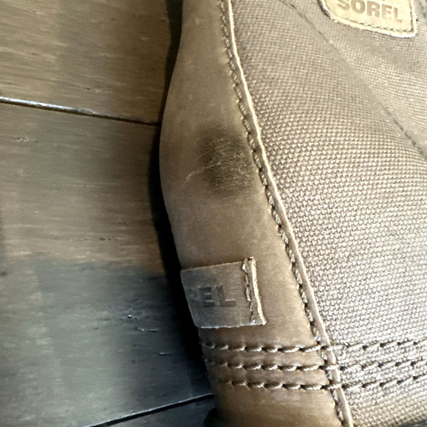 SOREL Sorel Boots Womens 9.5 Joan Of Arctic Bootie Gray Leather Wedge Heel Bootie Women Gray Leather Wedge Heel Sorel Joan of Arctic Size US 10 / IT 40 - 8 Thumbnail