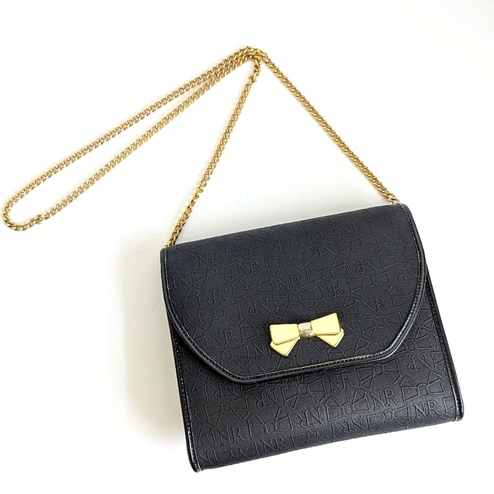Nina Ricci Nina Ricci Front Flap 90's Vintage Chain Shoulder Bag Size ONE SIZE - 10 Thumbnail