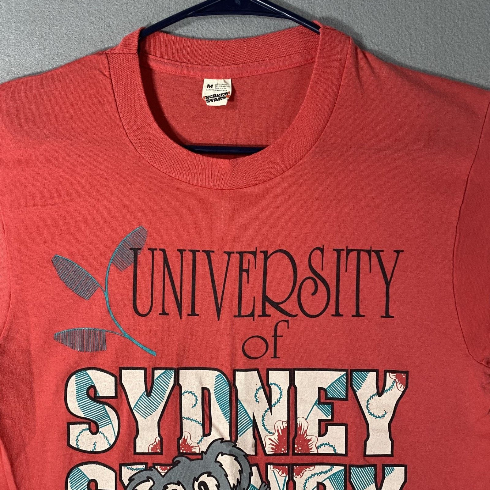 Other Vintage University of Sydney Koala Red T Shirt Medium USA Size US M / EU 48-50 / 2 - 2 Thumbnail