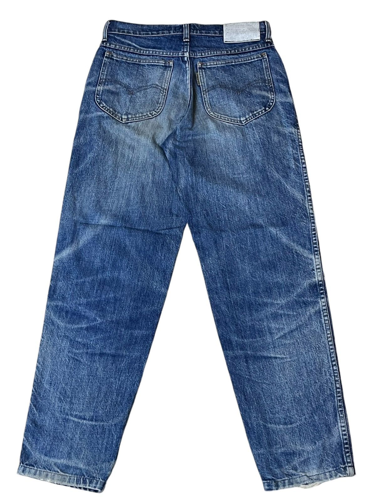 Levi's VINTAGE 90s LEVI’S 637 BIG ‘E’ TAPPERED JEANS Size US 29 - 2 Thumbnail