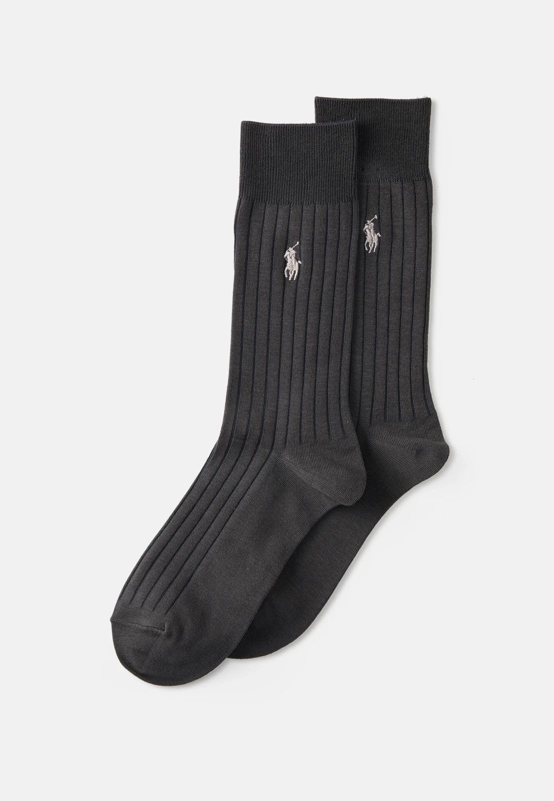 Polo Ralph Lauren Polo Ralph Lauren Ribbed Dress Sock 1 Pair Sz 10-13 Black Size ONE SIZE - 1 Thumbnail