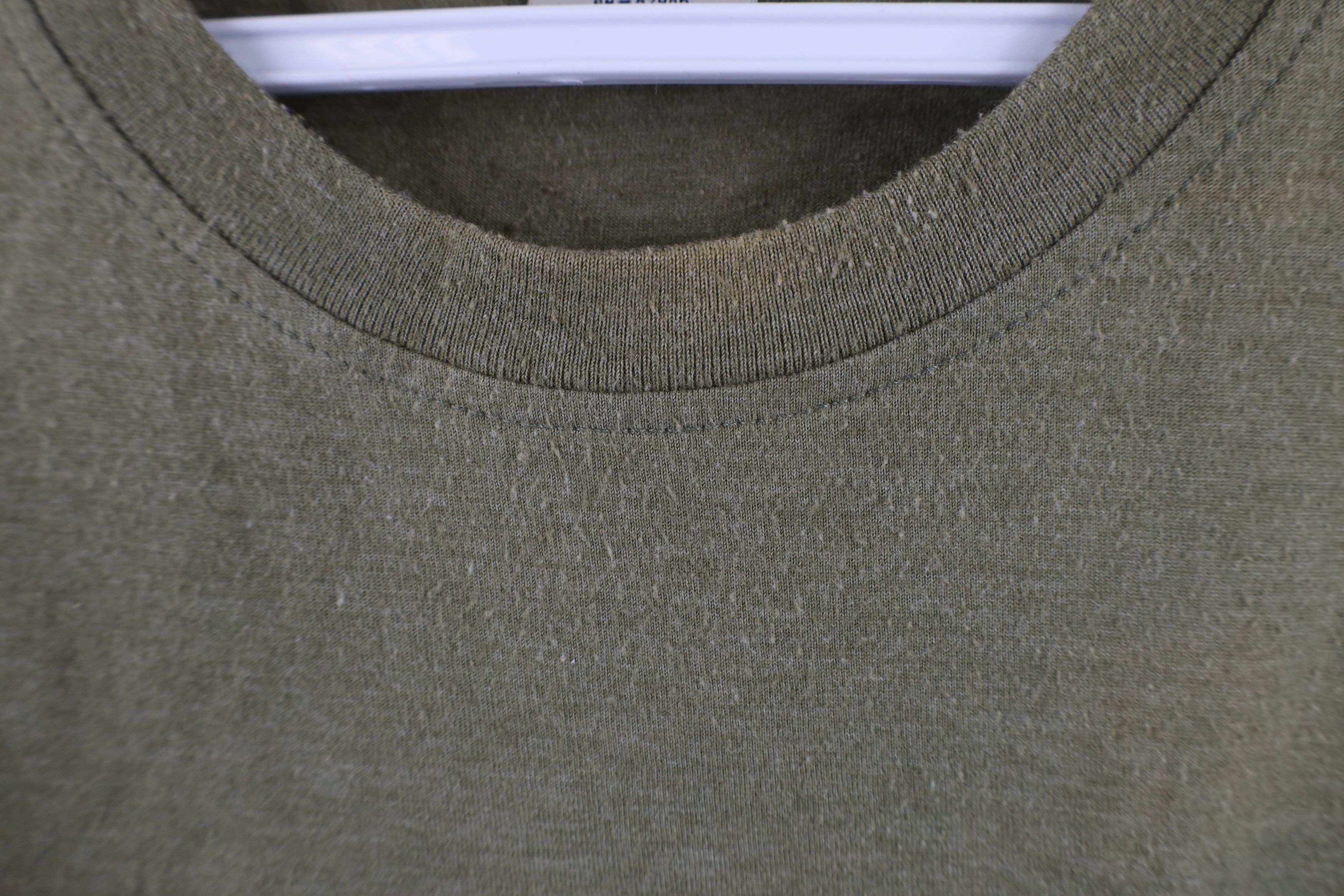 Vintage Vintage 90s Streetwear Blank Pocket T-Shirt Heather Green Size US XL / EU 56 / 4 - 5 Thumbnail