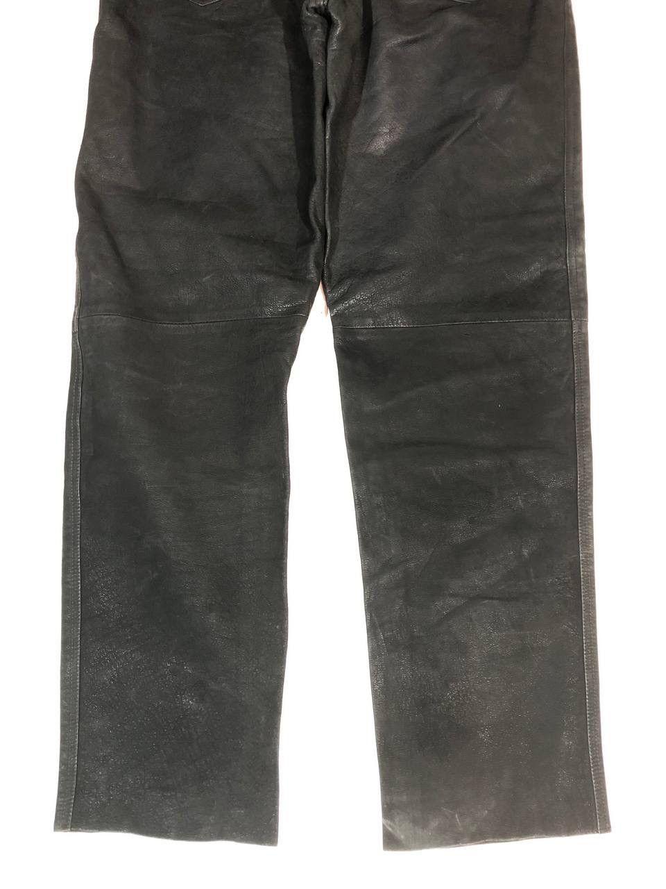 Vintage John F Gee. Vintage Rare Moto Biker Leather Pants Size US 34 / EU 50 - 8 Thumbnail