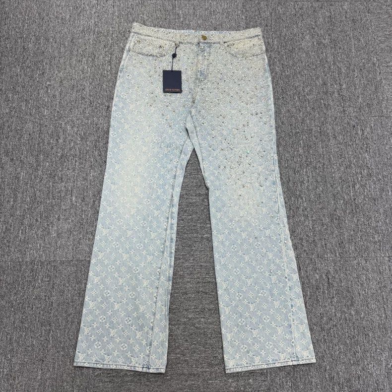 Louis Vuitton Louis Vuitton Decorated Denim Pants Size 38 Size US 38 / EU 54 - 1 Thumbnail