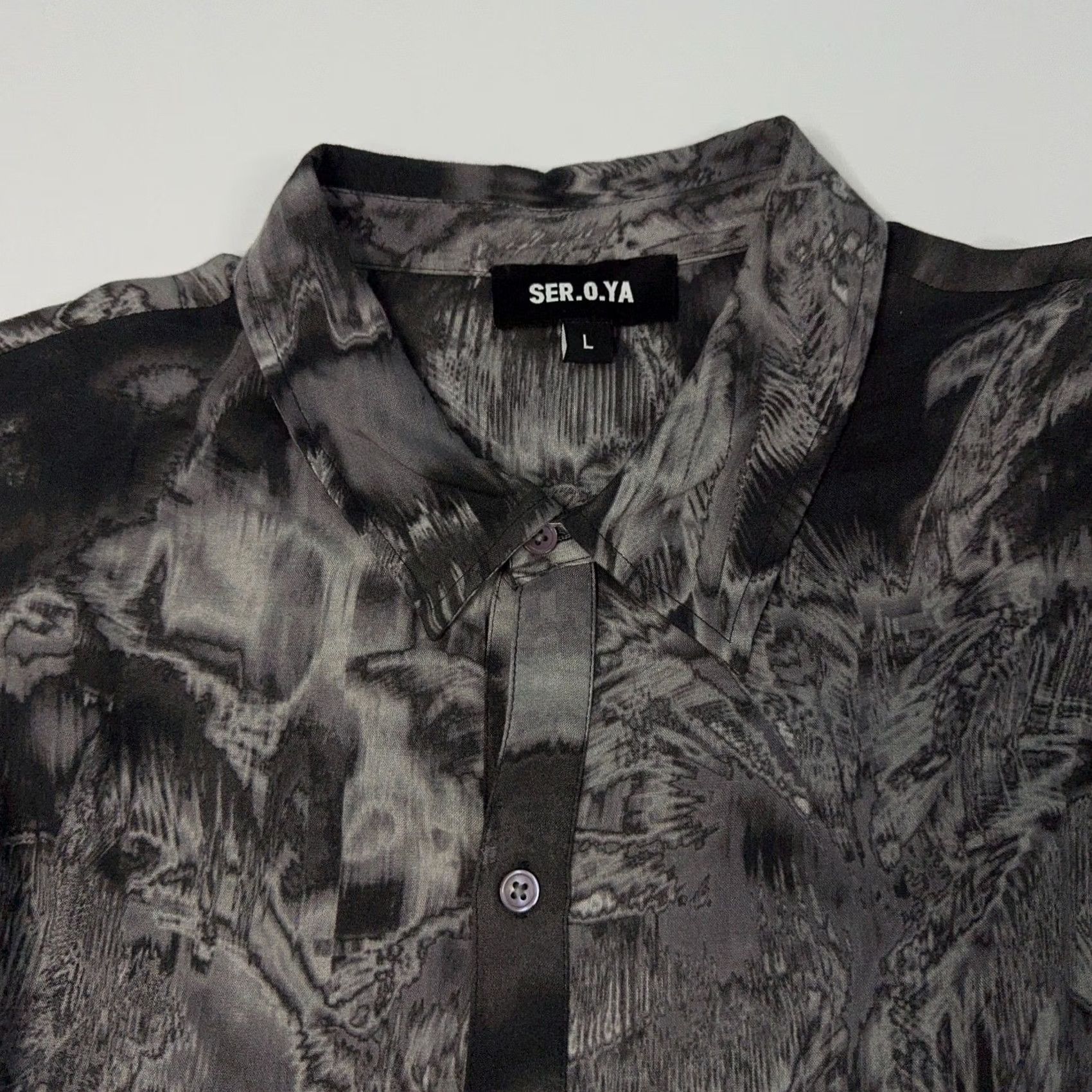 SER.O.YA Ser.O.Ya Denim Shirt Mens Size L Black Long Sleeve Button Up Designer Marcus Size US L / EU 52-54 / 3 - 6 Thumbnail