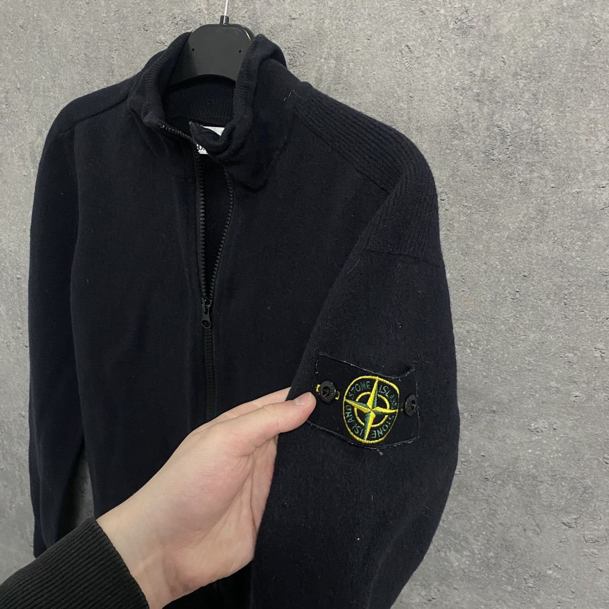 Stone Island Stone Island Wool Full Zip Hoodie Size US S / EU 44-46 / 1 - 5 Thumbnail