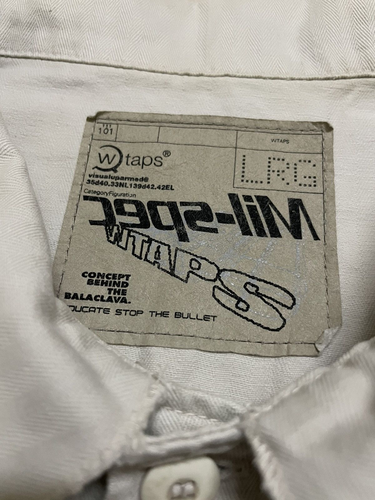 Wtaps Wtaps TSTD-MIL07 Mil Spec Buttondown Size US L / EU 52-54 / 3 - 4 Thumbnail