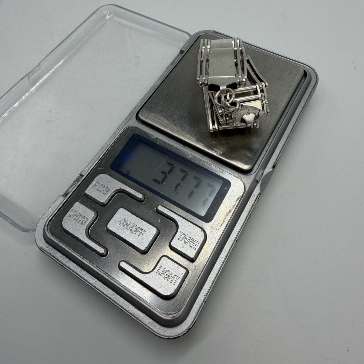 Sterling Silver Vintage 925 Sterling Silver Gate Link Men's Bracelet 37.7g Size ONE SIZE - 6 Thumbnail