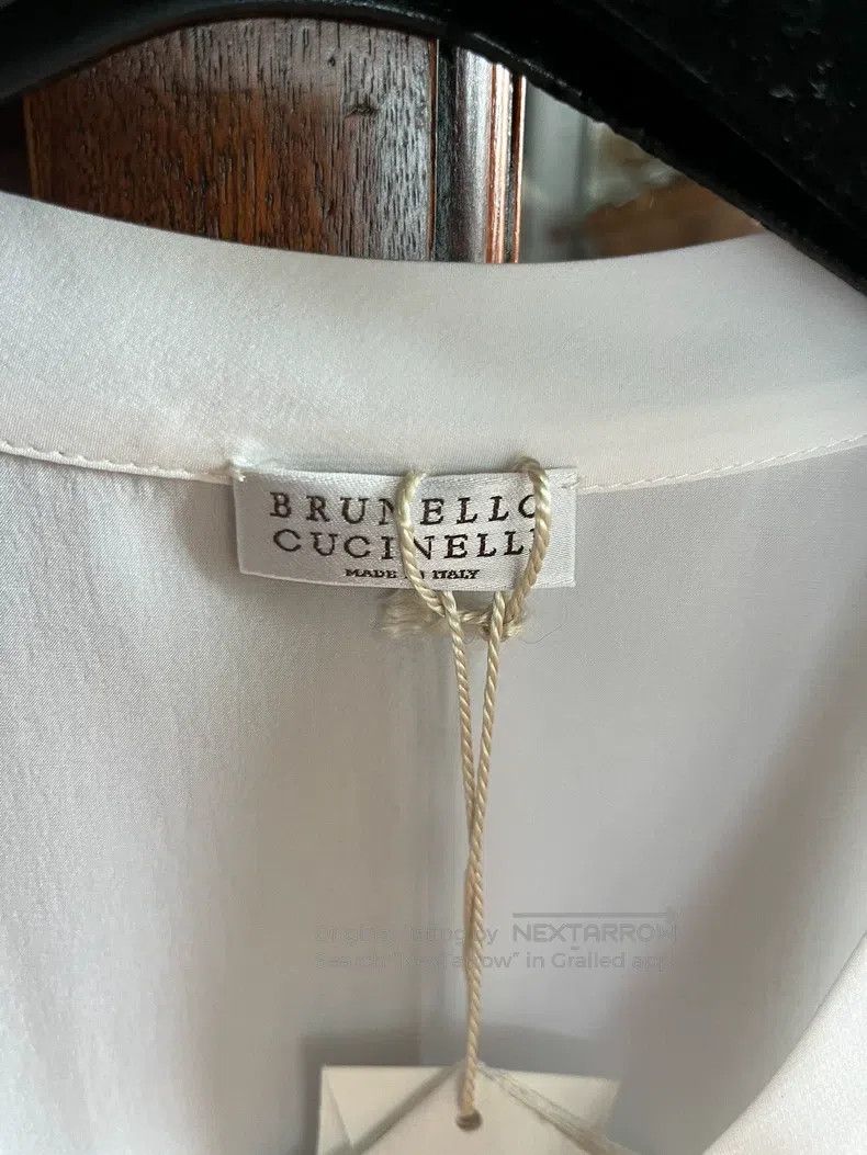 Other Brunello Cucinelli White Heavy Shirt Size XS / US 0-2 / IT 36-38 - 3 Thumbnail