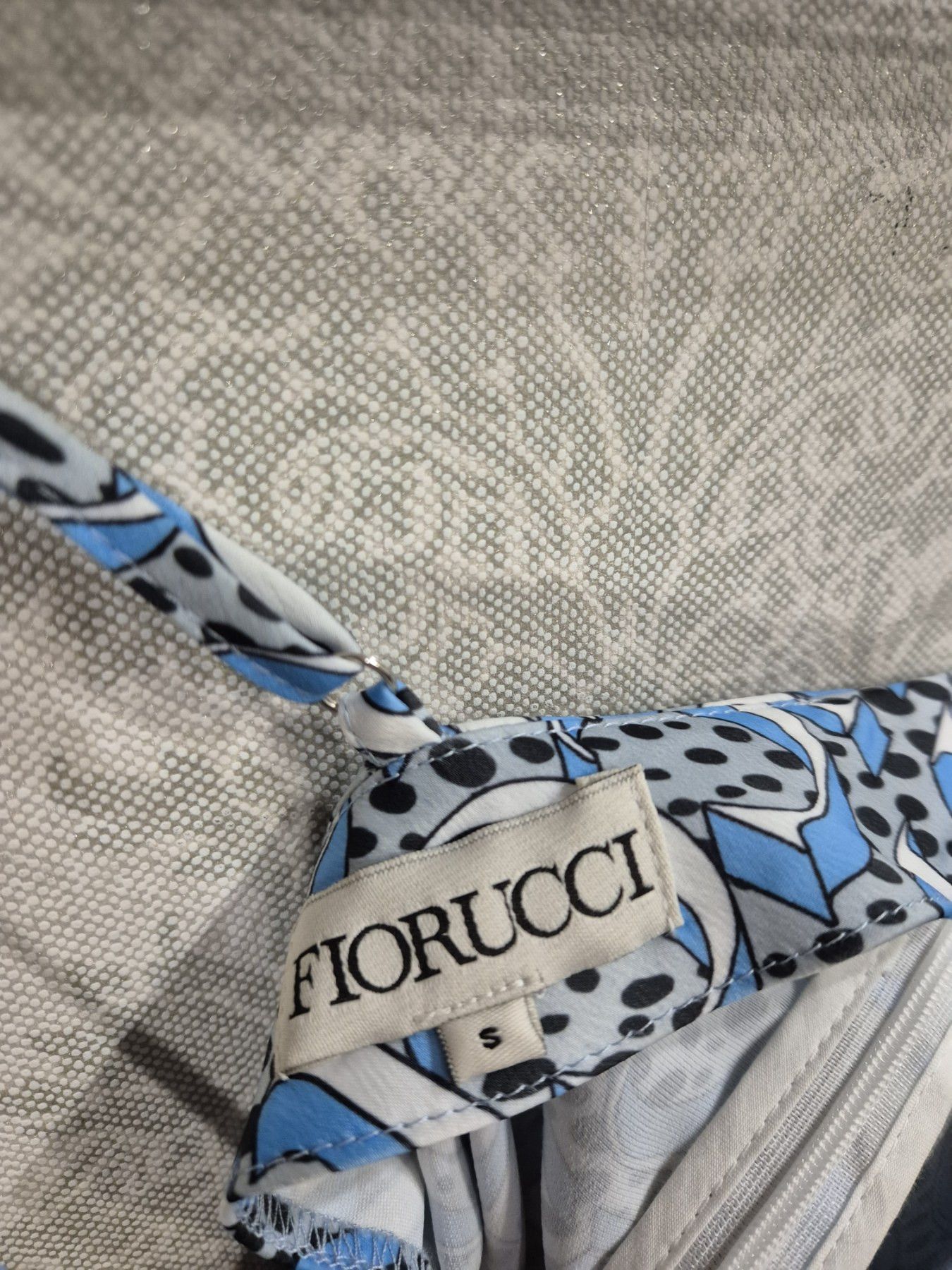 Fiorucci Fiorucci Women\'s Blue and White Dress Size S / US 4 / IT 40 - 4 Thumbnail