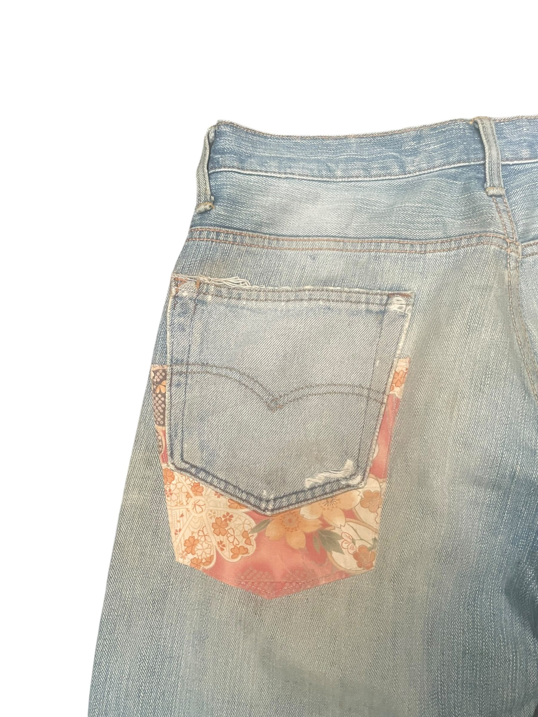 Lee Vintage Lee 101 Faded Distresed Patched Size US 32 / EU 48 - 8 Thumbnail