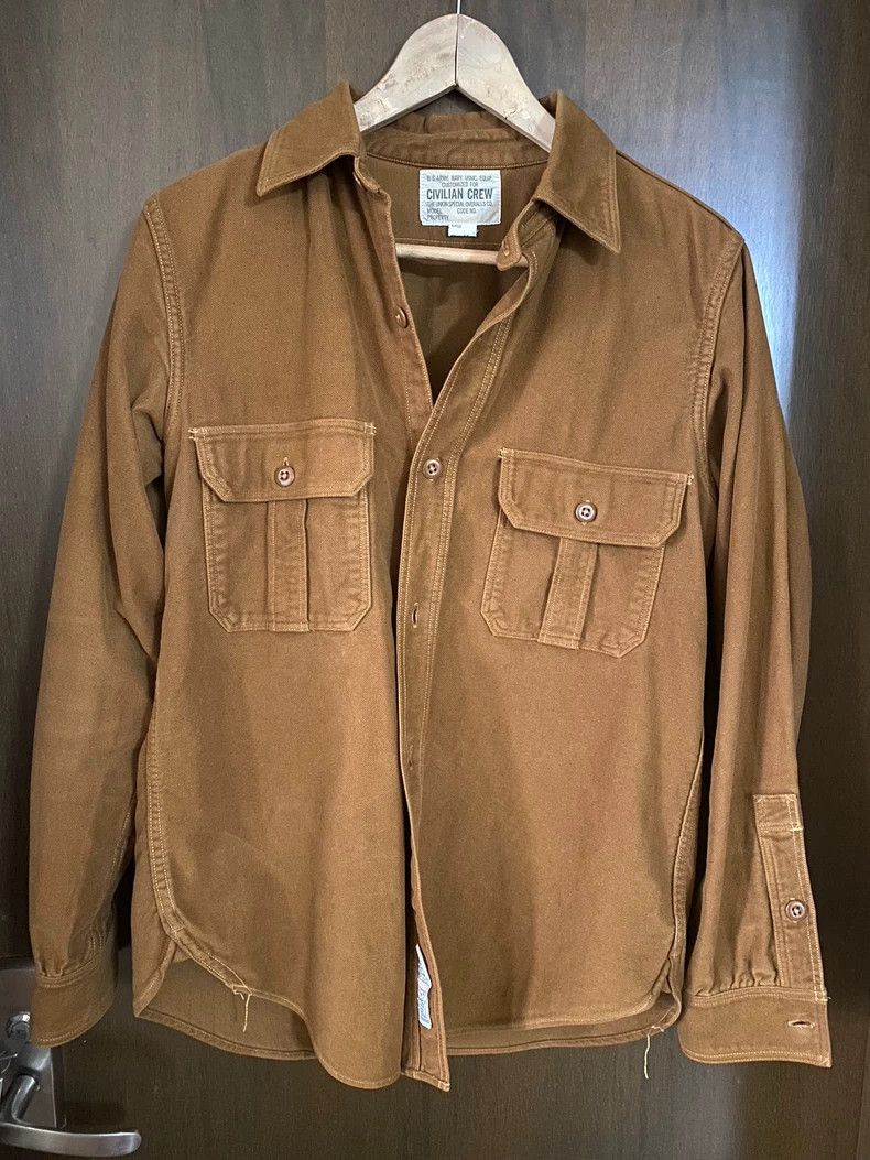 Freewheelers FREEWHEELERS Size 15 Union Special Military Shirt Size US XXS / EU 40 - 1 Thumbnail